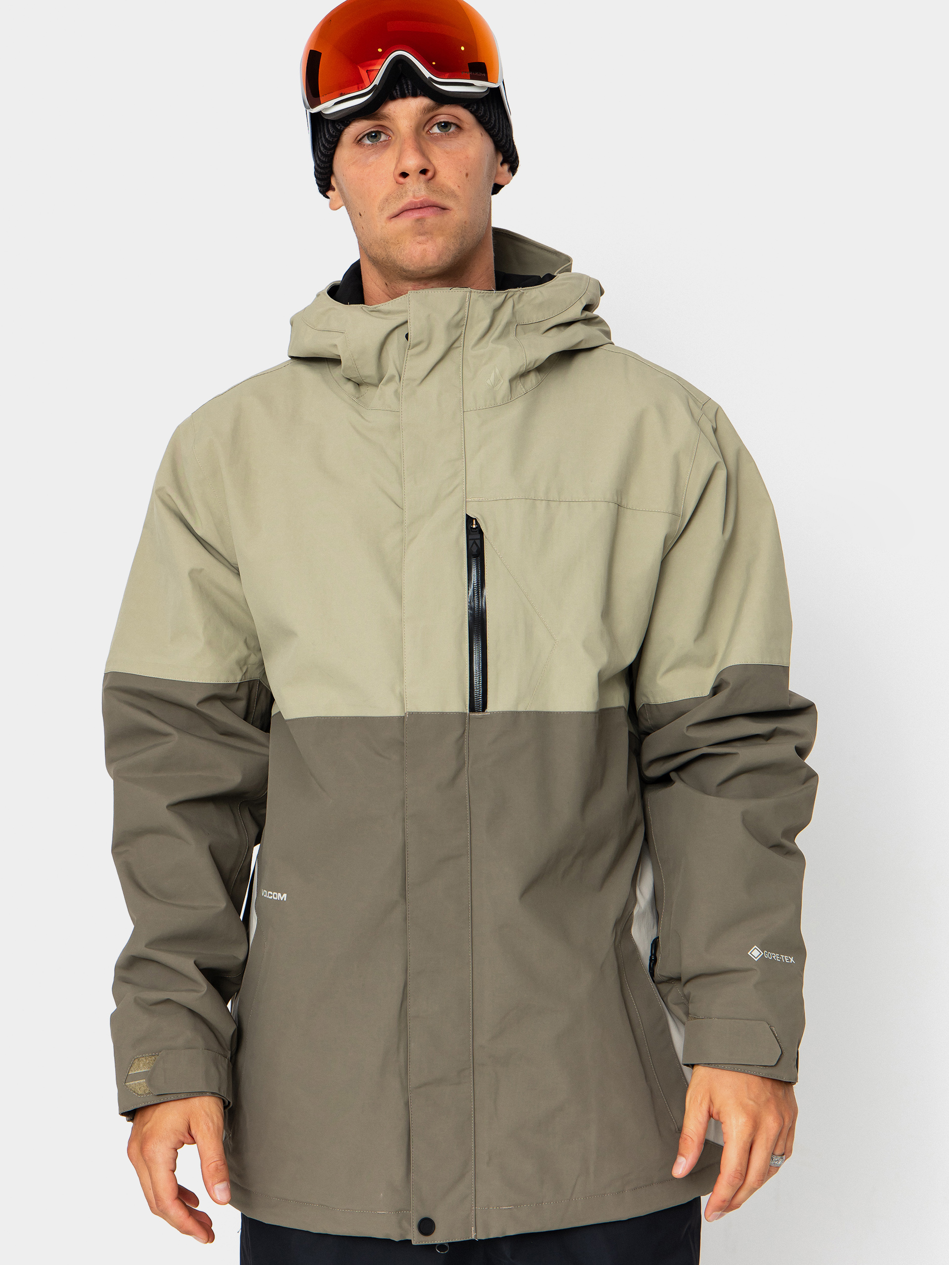 Volcom Snowboard Jacke L Ins Gore Tex (moss green)
