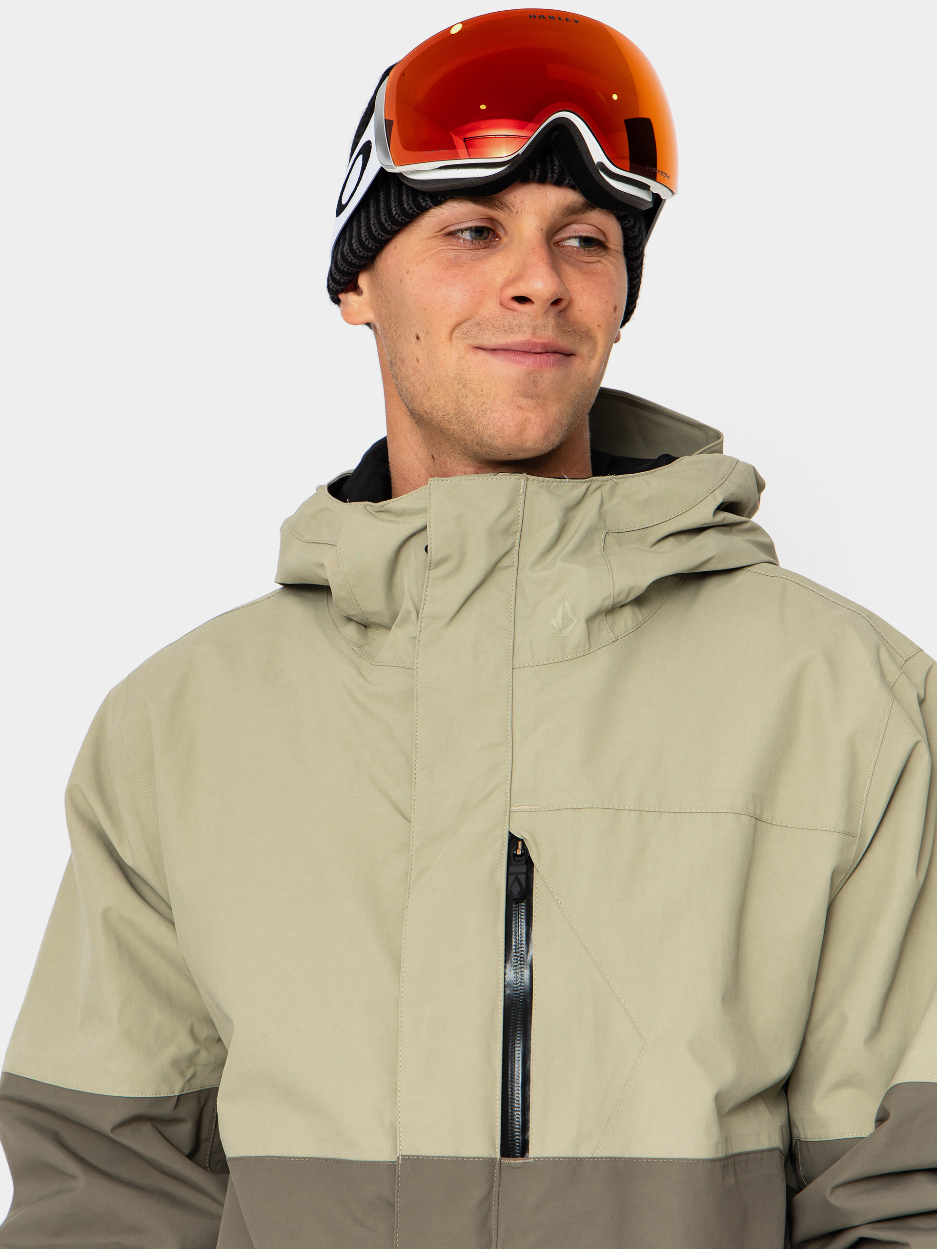 Herren Volcom Snowboard Jacke L Ins Gore Tex (moss green)