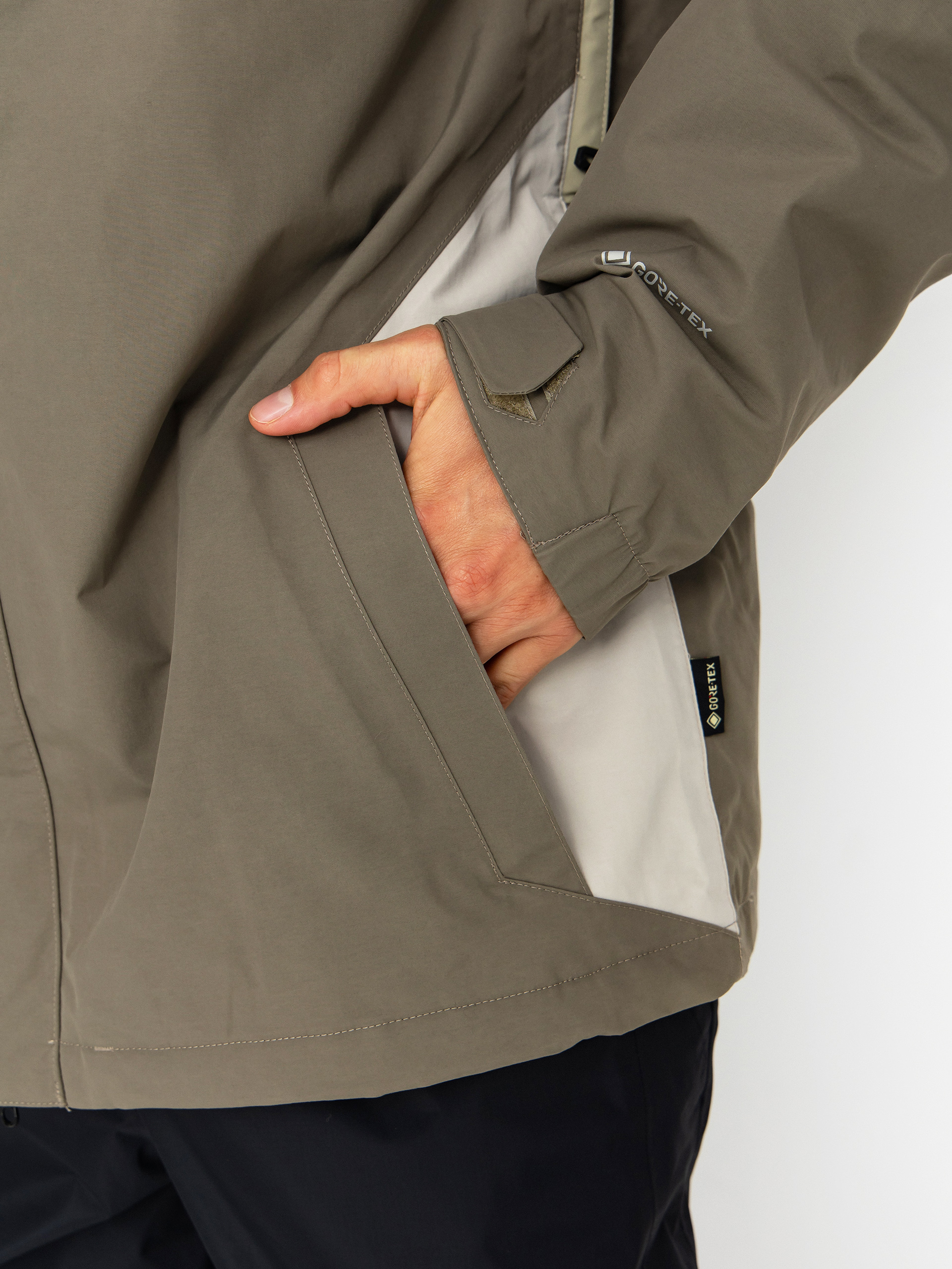 Herren Volcom Snowboard Jacke L Ins Gore Tex (moss green)