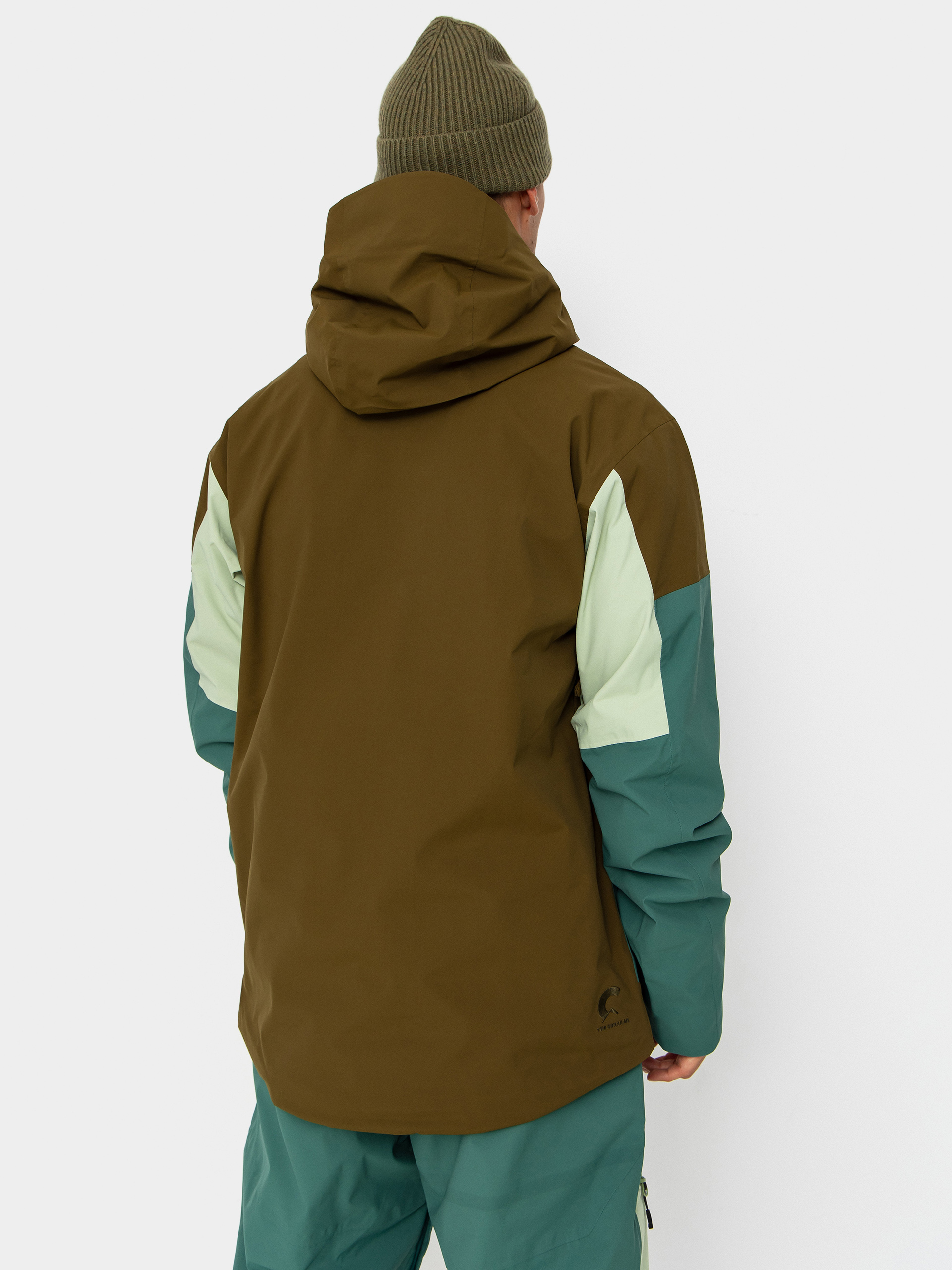 Picture Naikoon Snowboard jacket - brown, green (reseda)