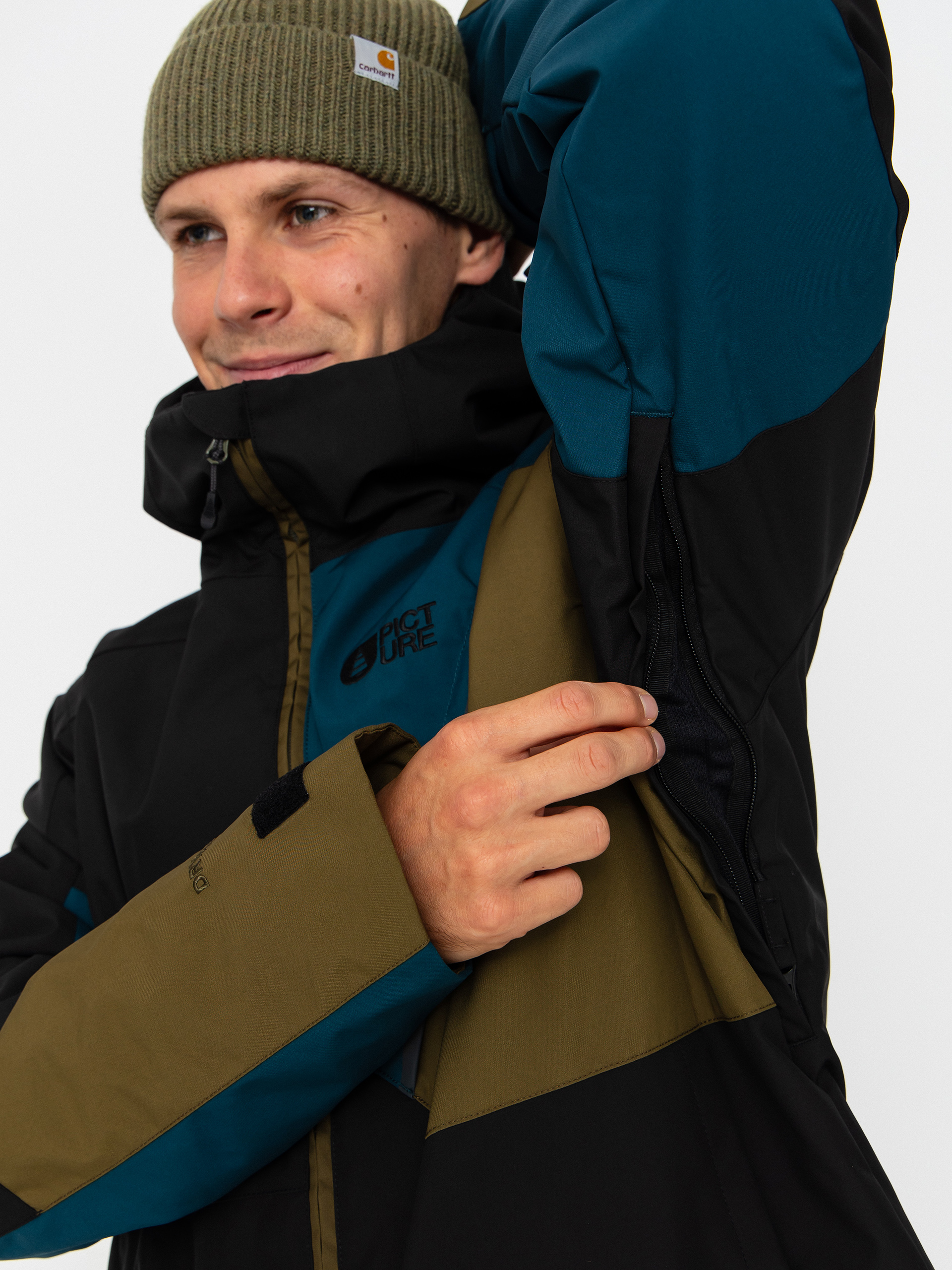 Mens Picture Nitric Snowboard jacket (deep water)