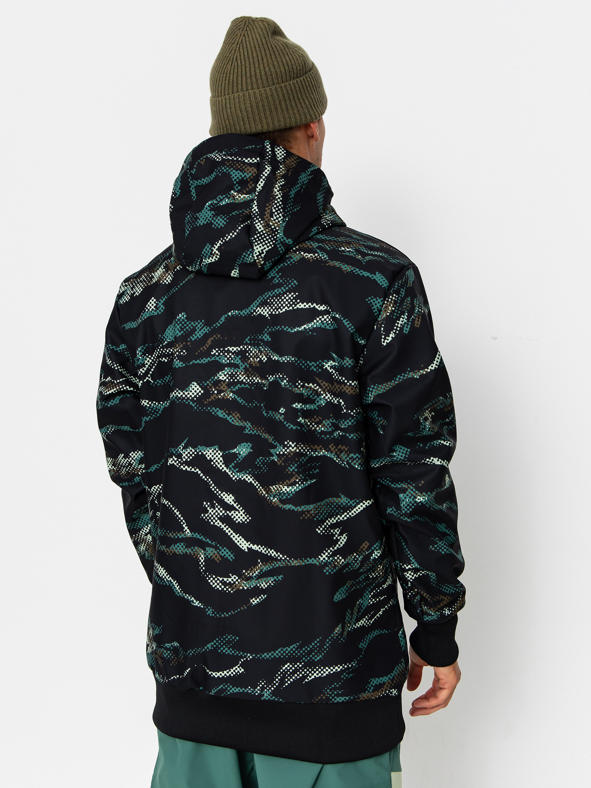 Herren Picture Parker Printed Snowboard Jacke (forest shadow print)