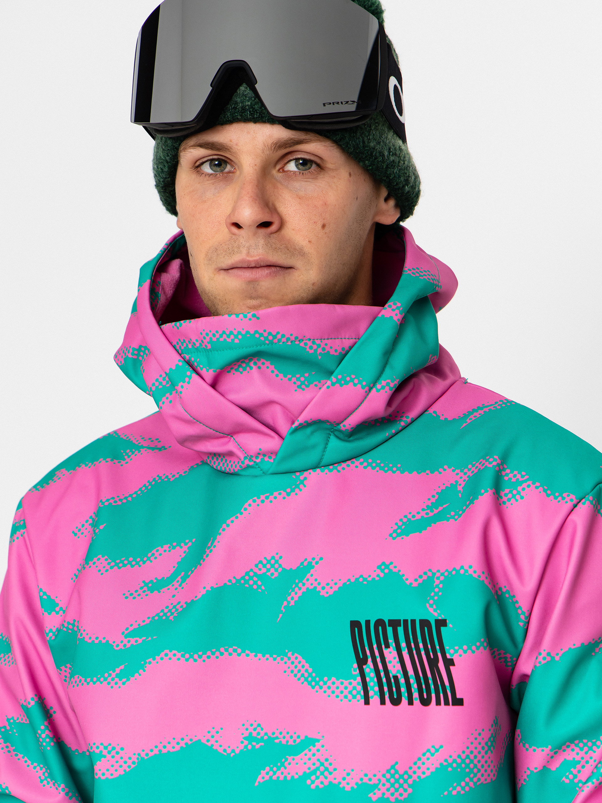 Picture Parker Printed Snowboard Jacke (retro bliss print)