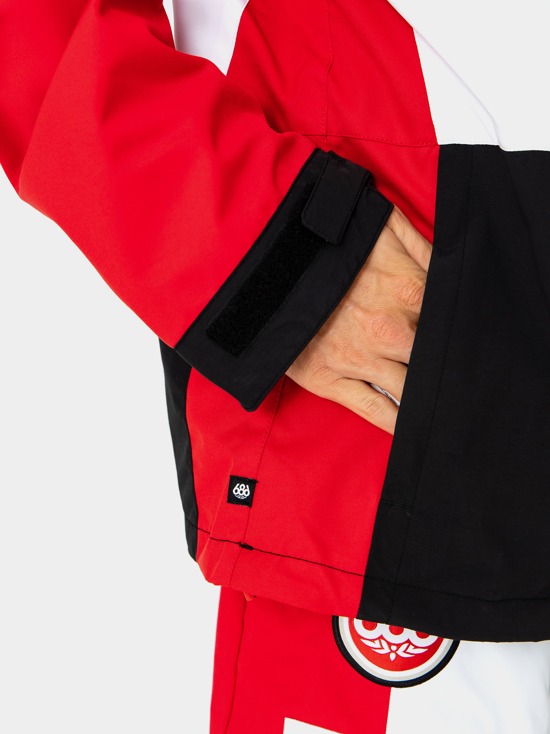 Herren 686 Snowboard Jacke X ASSC F1 Anorak (assc white colorblock)