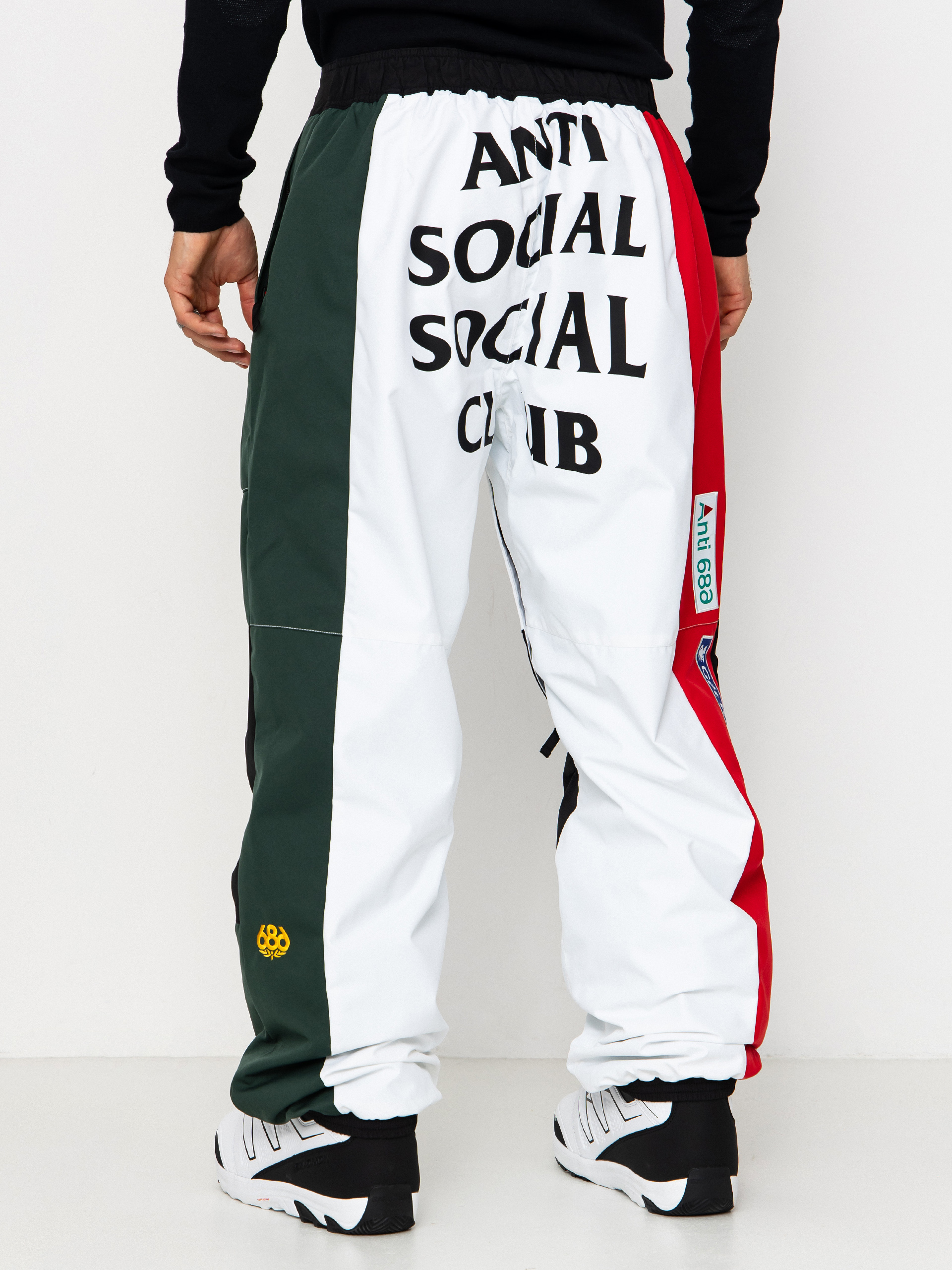 Herren 686 Snowboard Hose X ASSC F1 (assc white colorblock)