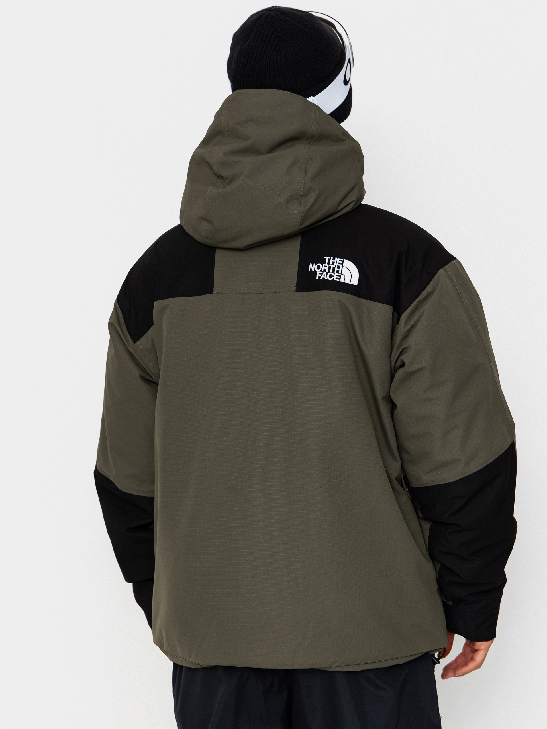 The North Face Jacke Mountain Down (new taupe green/tnf black)