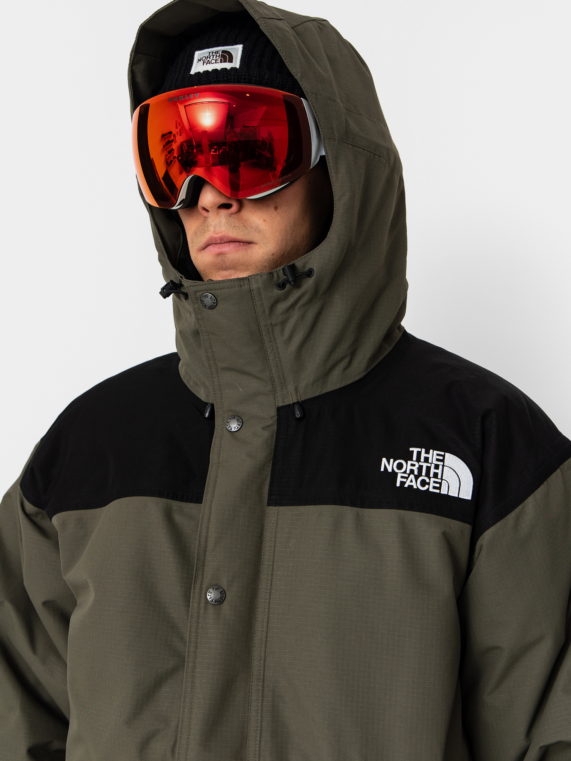 The North Face Jacket Mountain Down (new taupe green/tnf black)