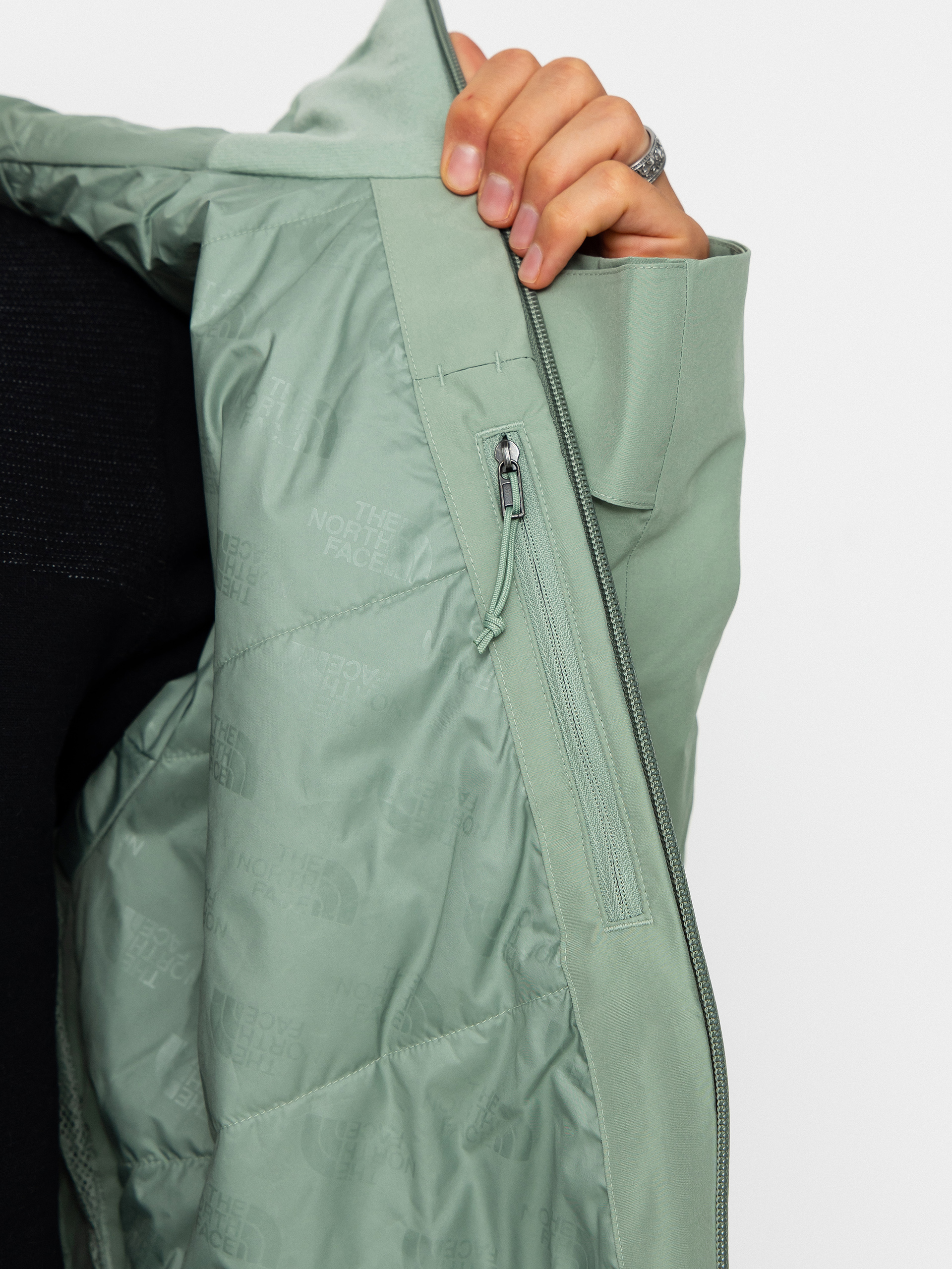 The North Face Snowboard Jacke Descendit - Grün (slate moss)