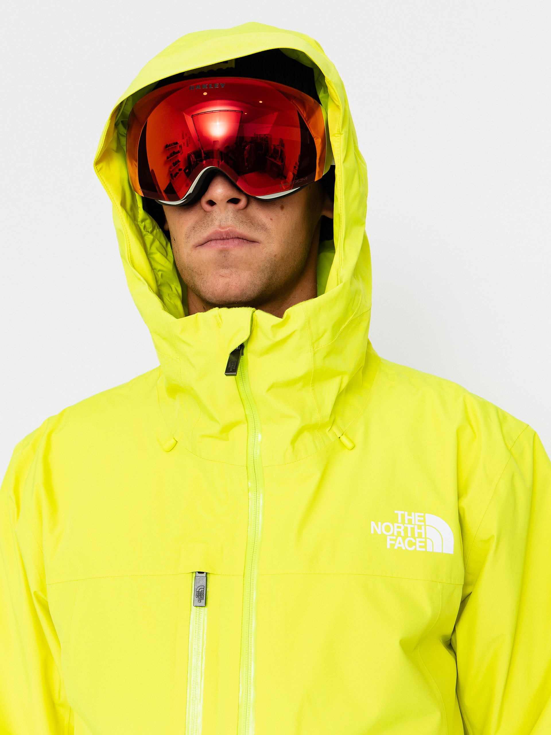 Mens The North Face Snowboard jacket Descendit (fizz lime)