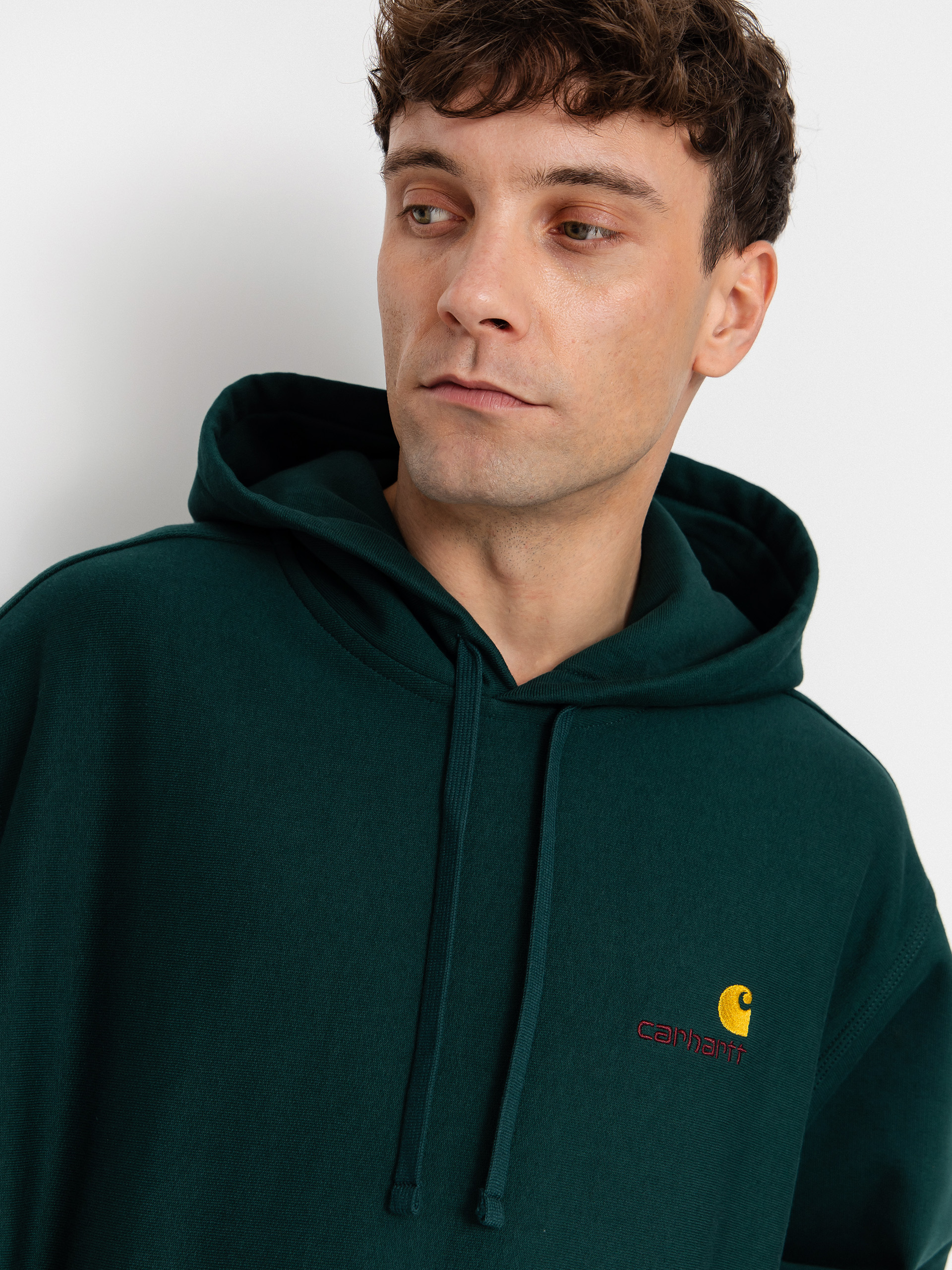 Carhartt WIP Hoodie American Script HD (dark fir)