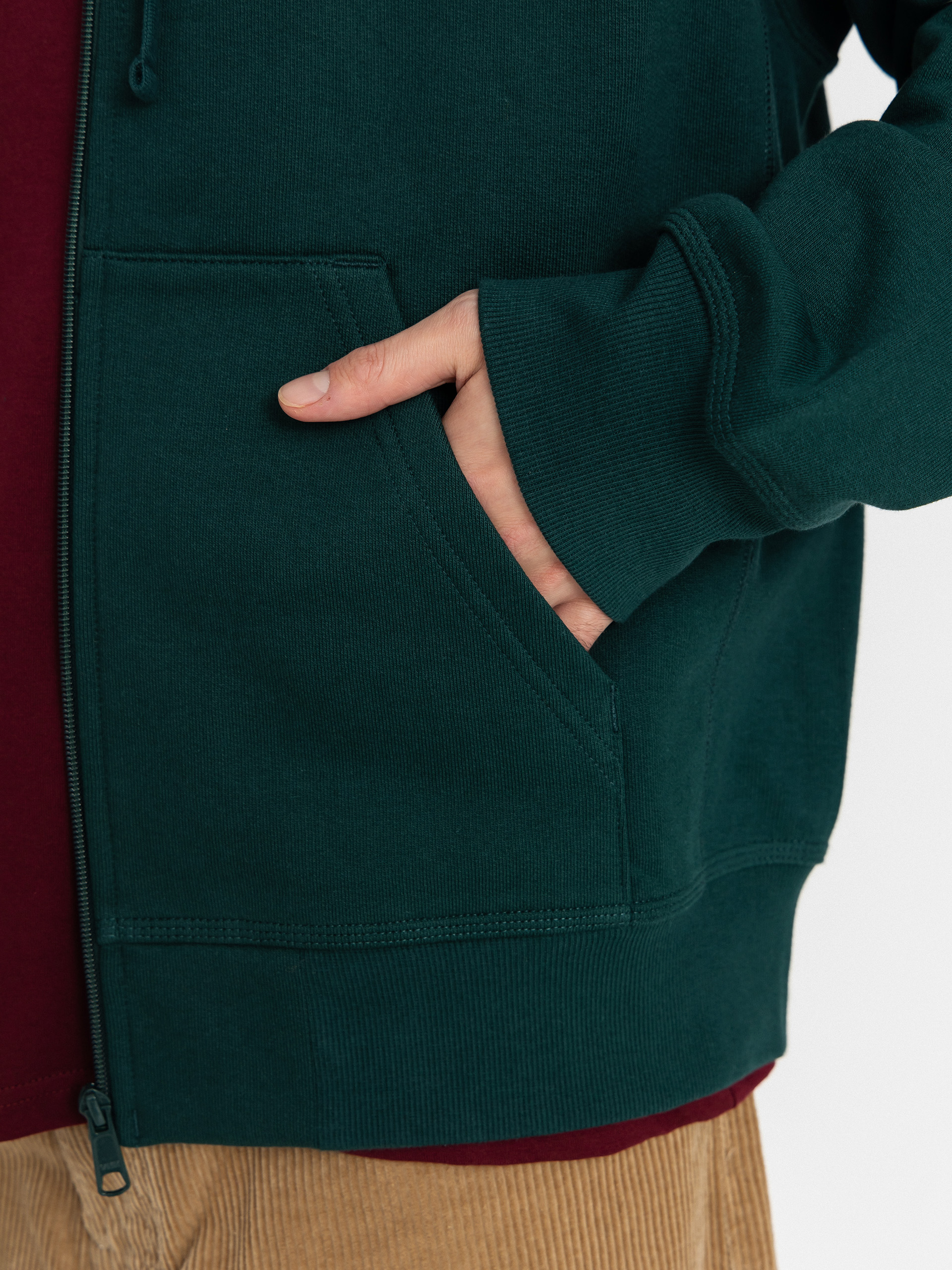 Carhartt WIP Hoodie American Script ZHD (dark fir)