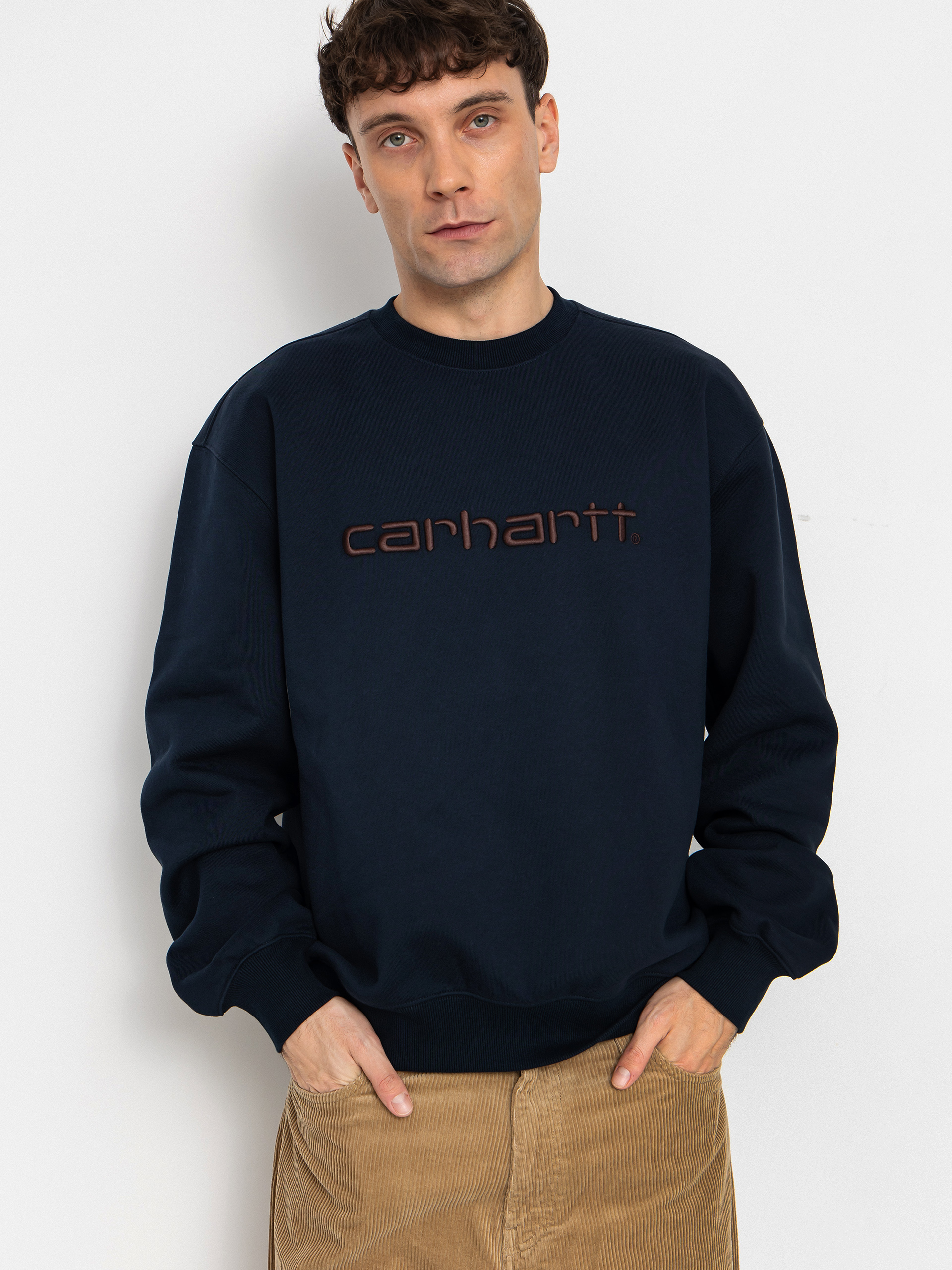 Carhartt WIP Sweatshirt Carhartt - navy blue (deep night/palisander)