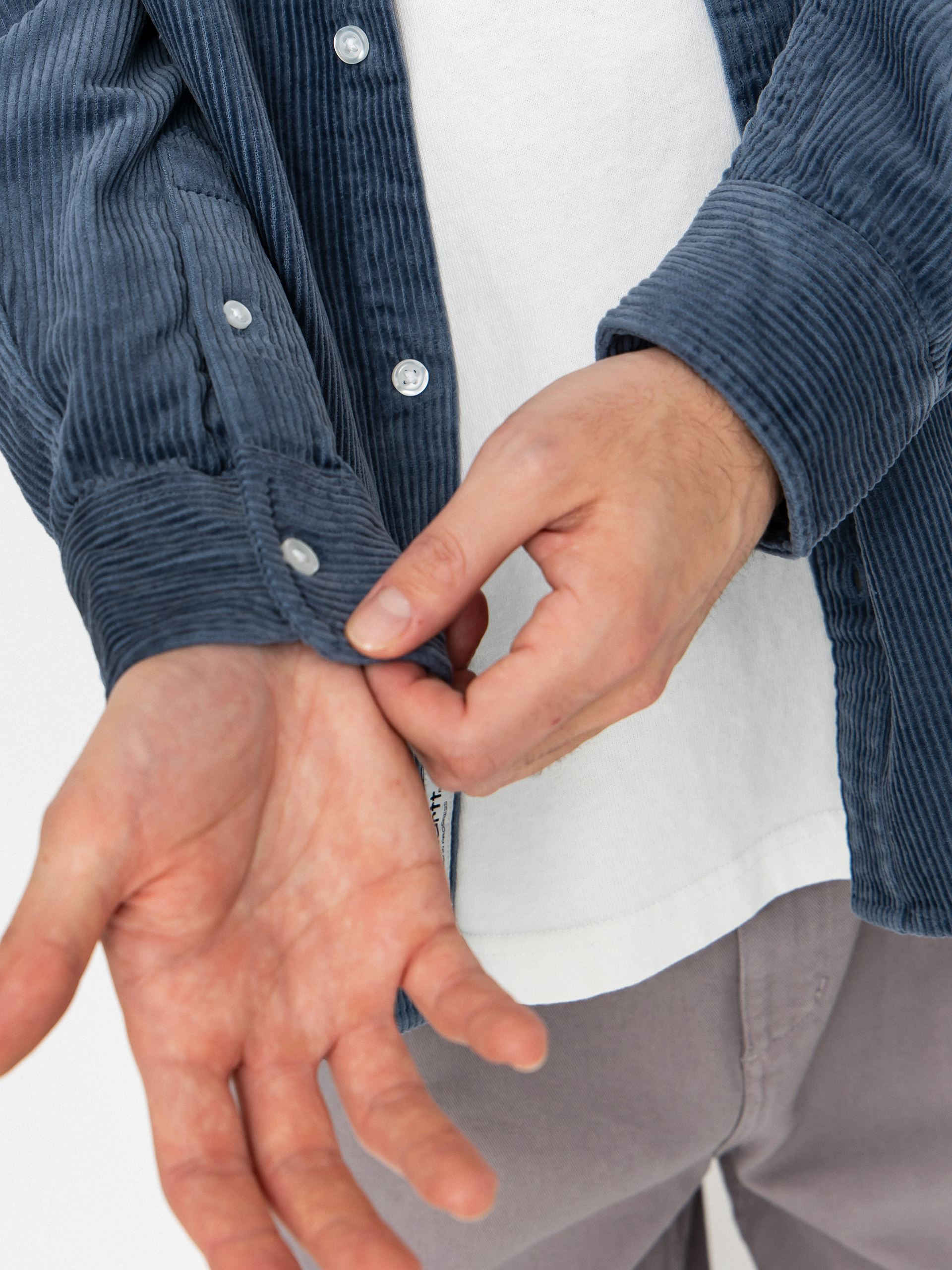 Carhartt WIP Shirt Madison Cord (angelite/angelite)