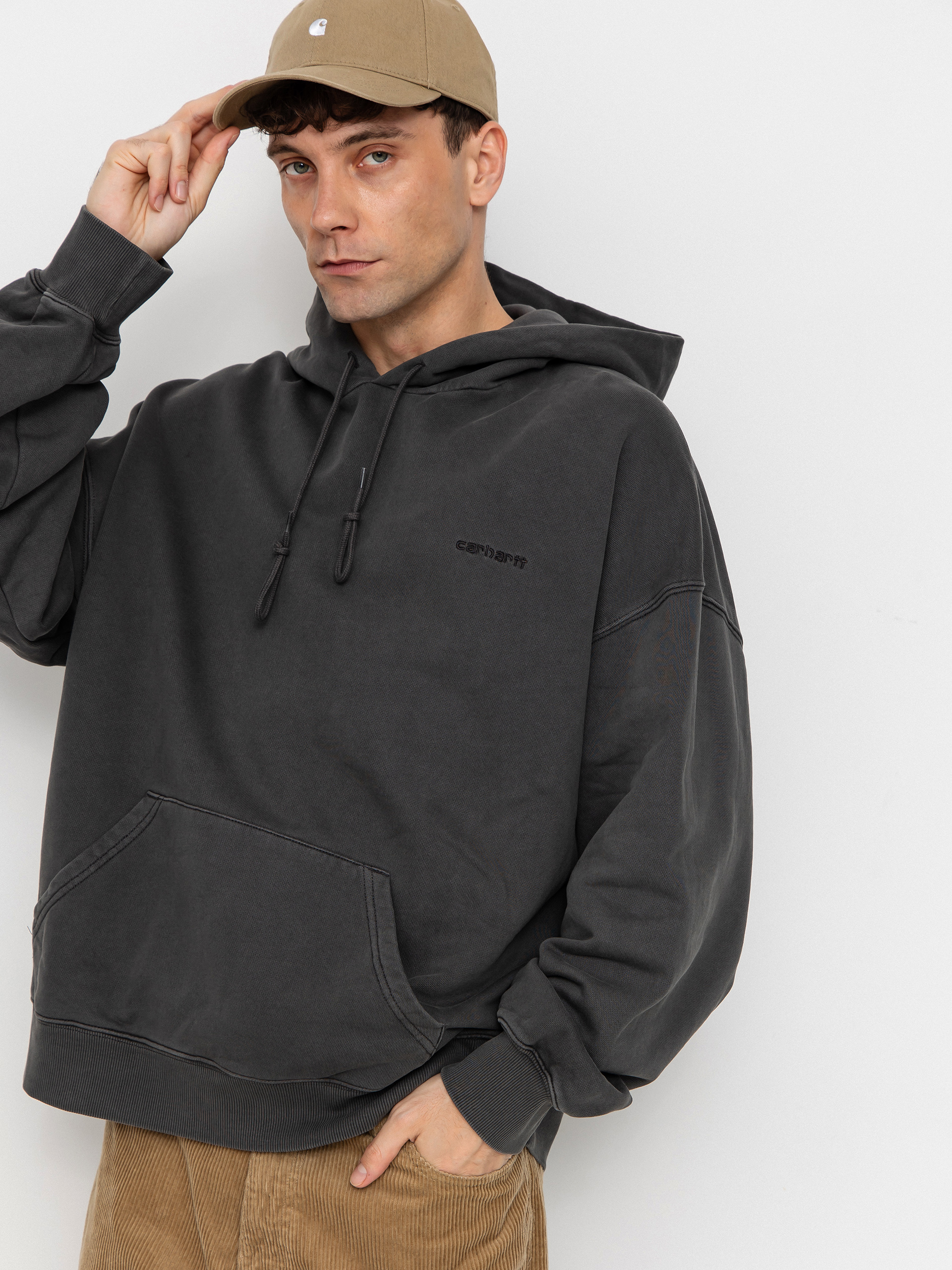 Carhartt WIP Hoodie Benton HD (graphite/garment dyed)