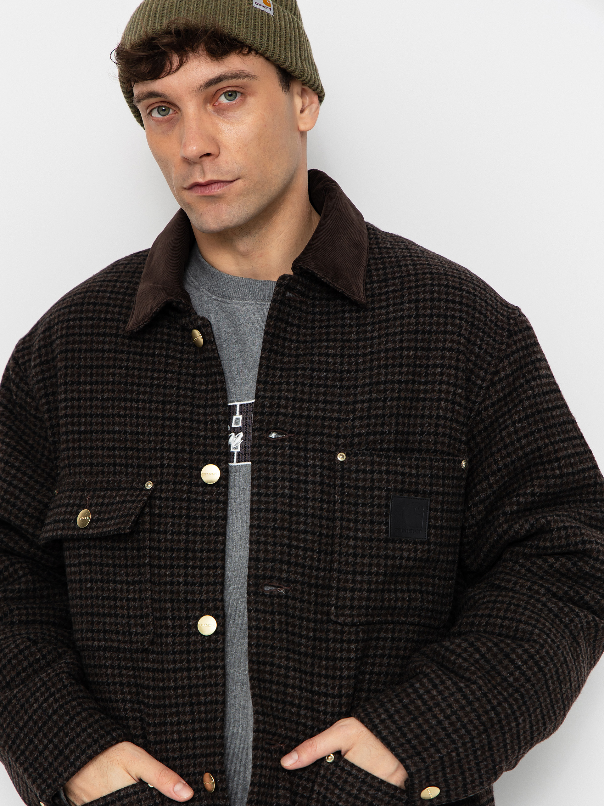 Carhartt WIP Jacke Lowis (lowis houndstooth/vitola heather)