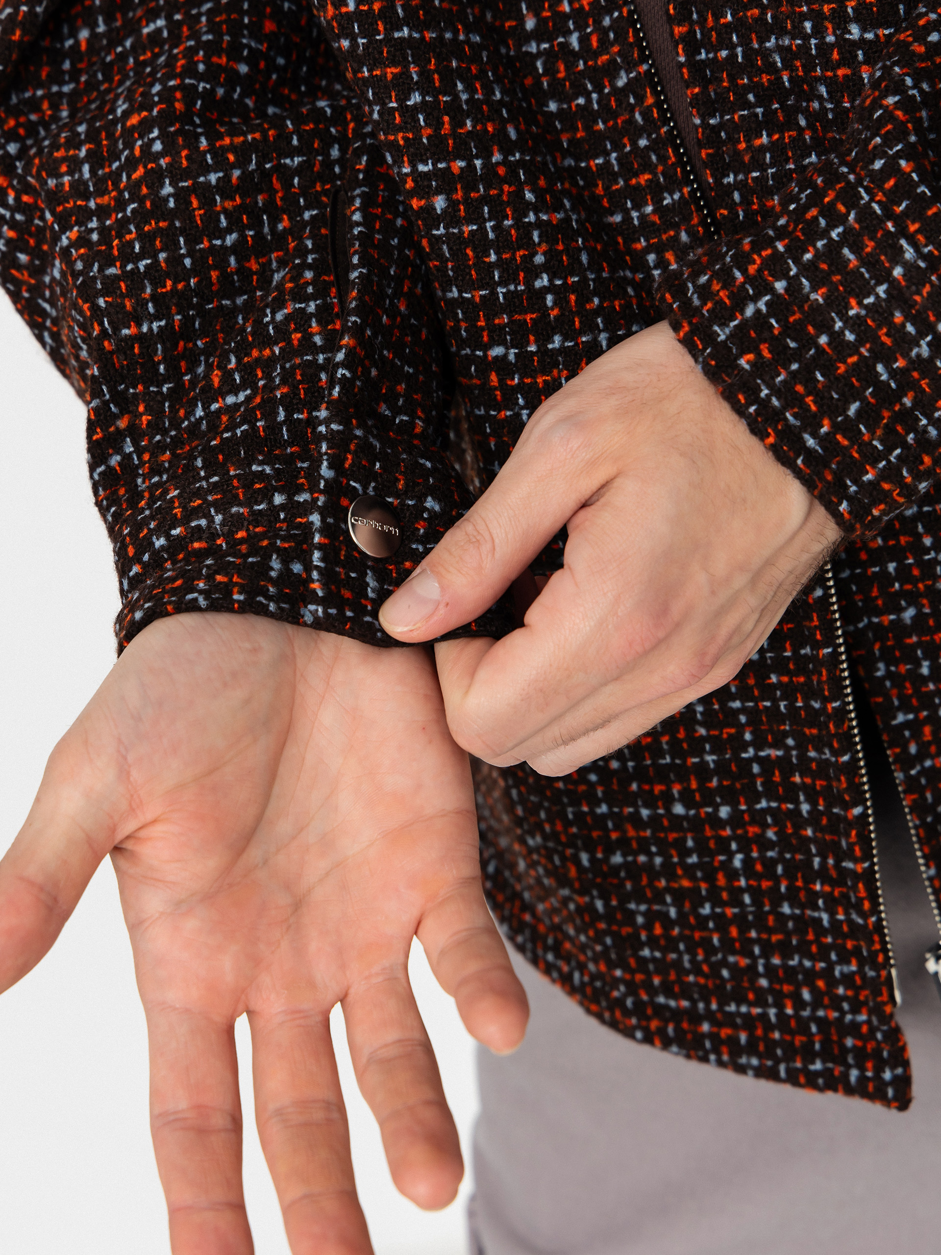 Carhartt WIP Jacket Bellamy (bellamy check/tobacco)