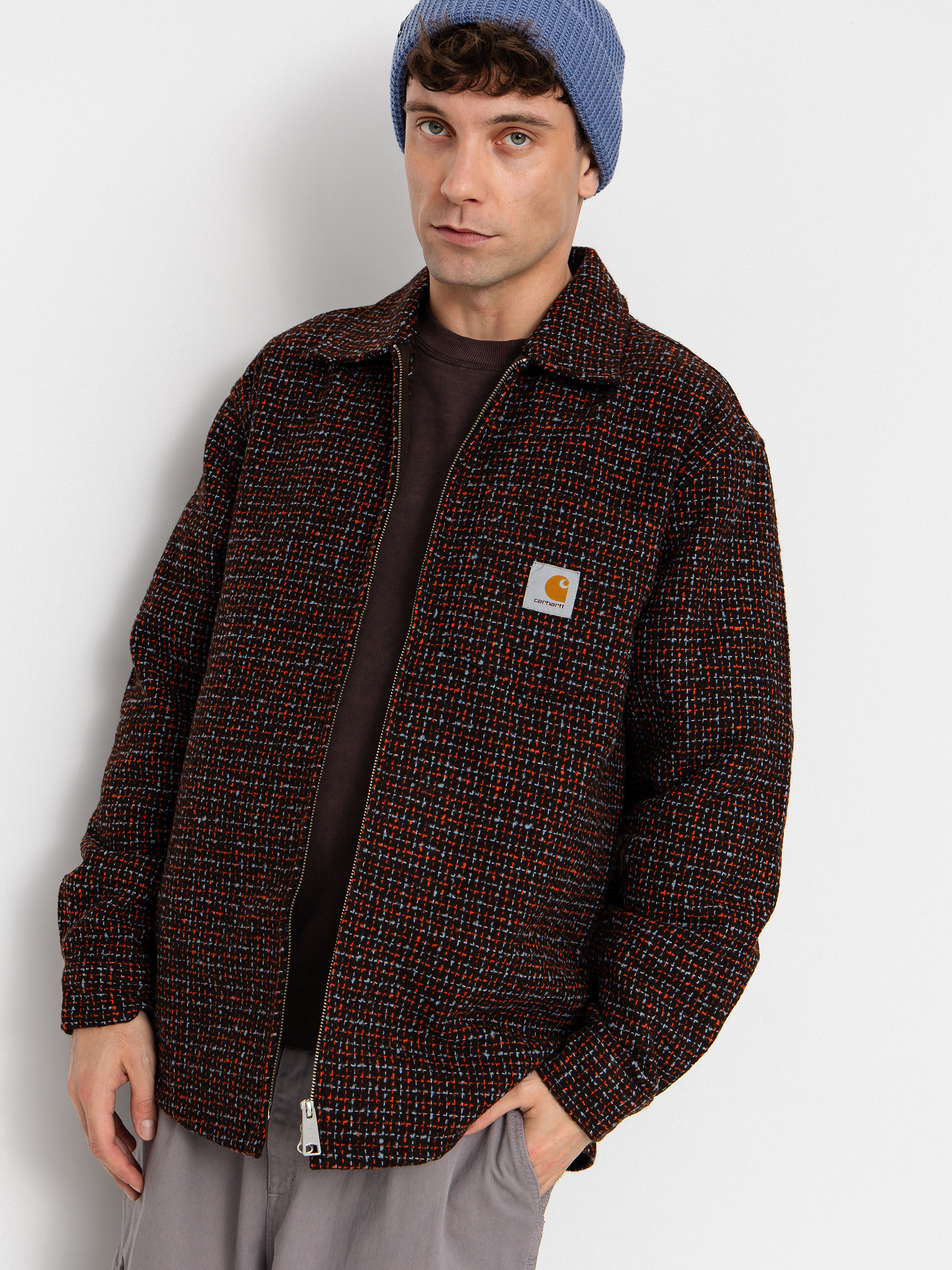 Carhartt WIP Jacke Bellamy (bellamy check/tobacco)