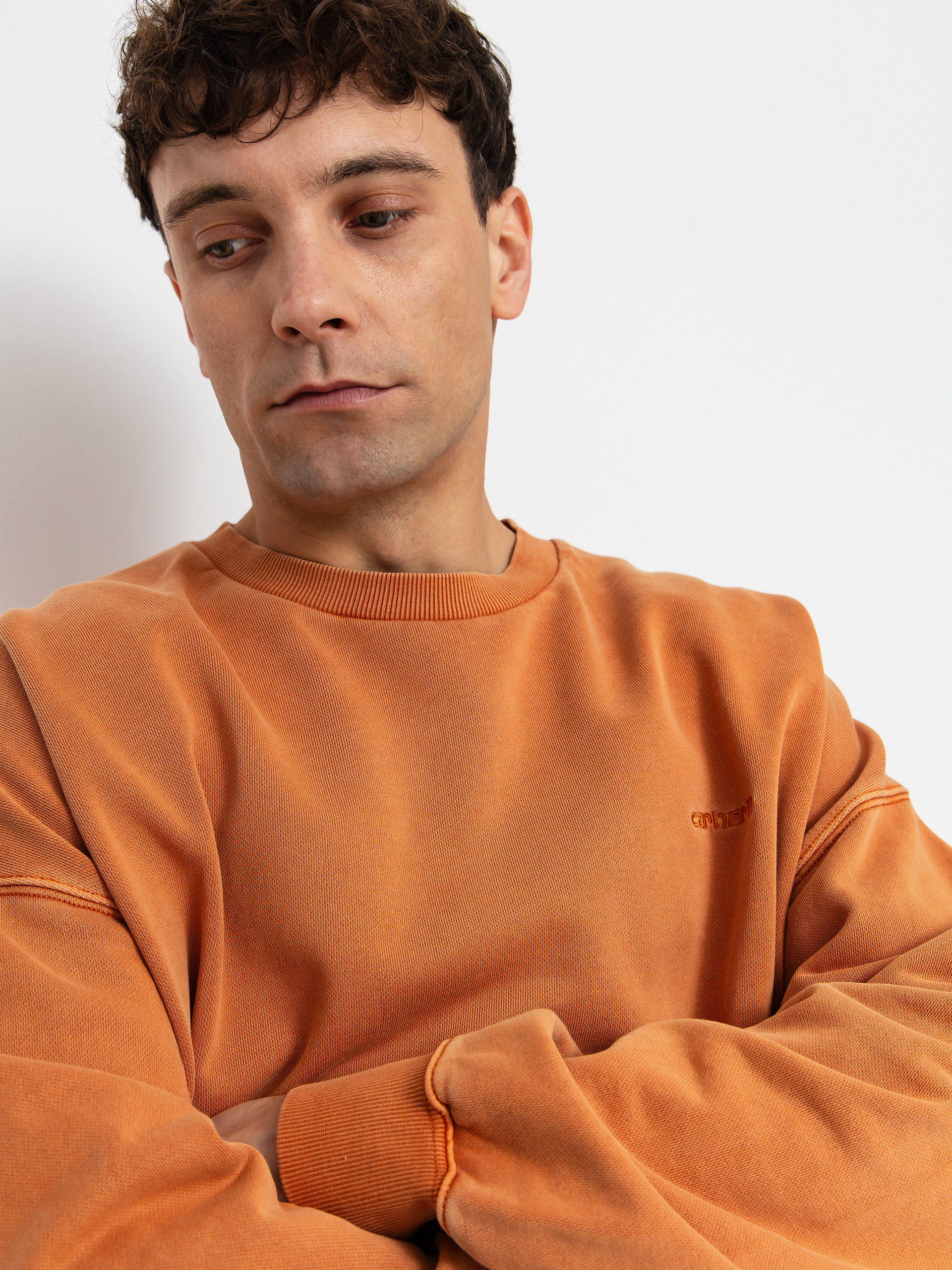 Carhartt WIP Sweatshirt Benton (redhaven/garment dyed)