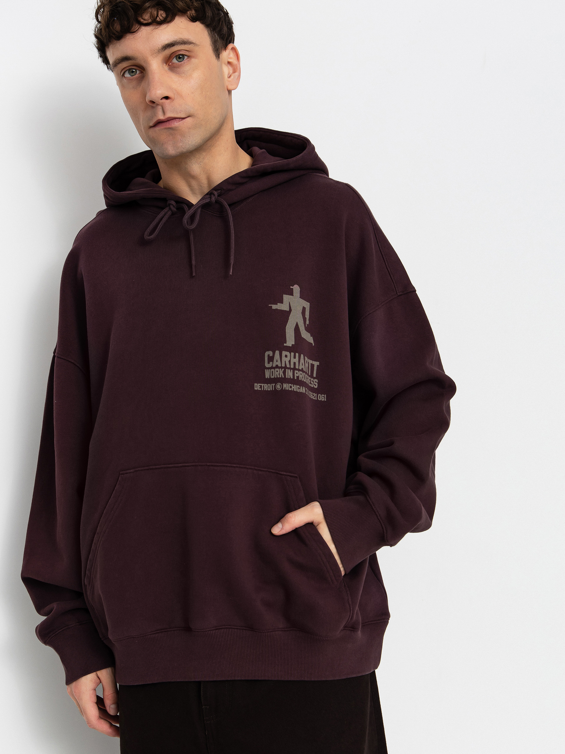 Carhartt WIP Hoodie Distance HD (palisander/stone dyed)