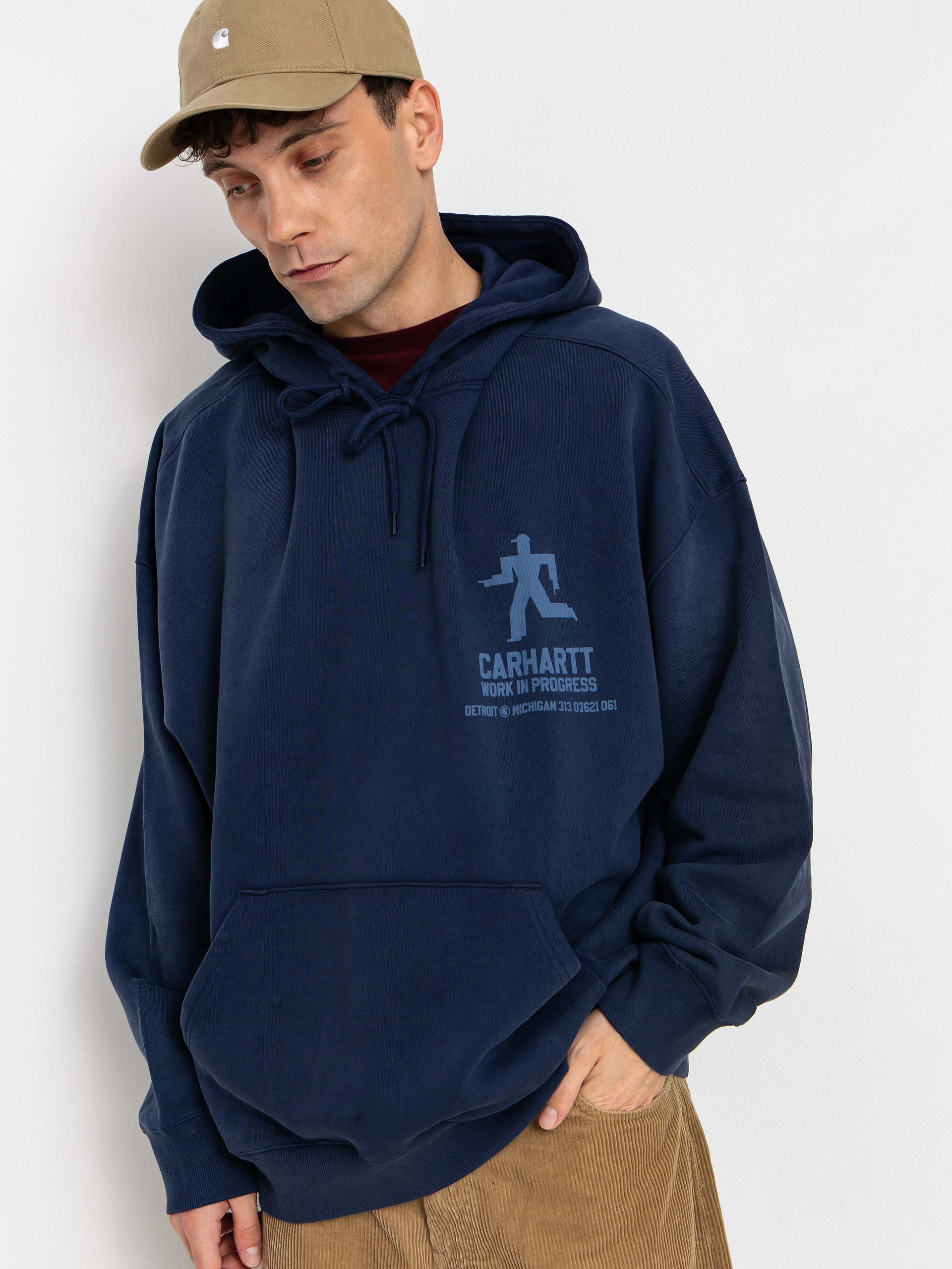 Carhartt WIP Hoodie Distance HD (jupiter/stone dyed)