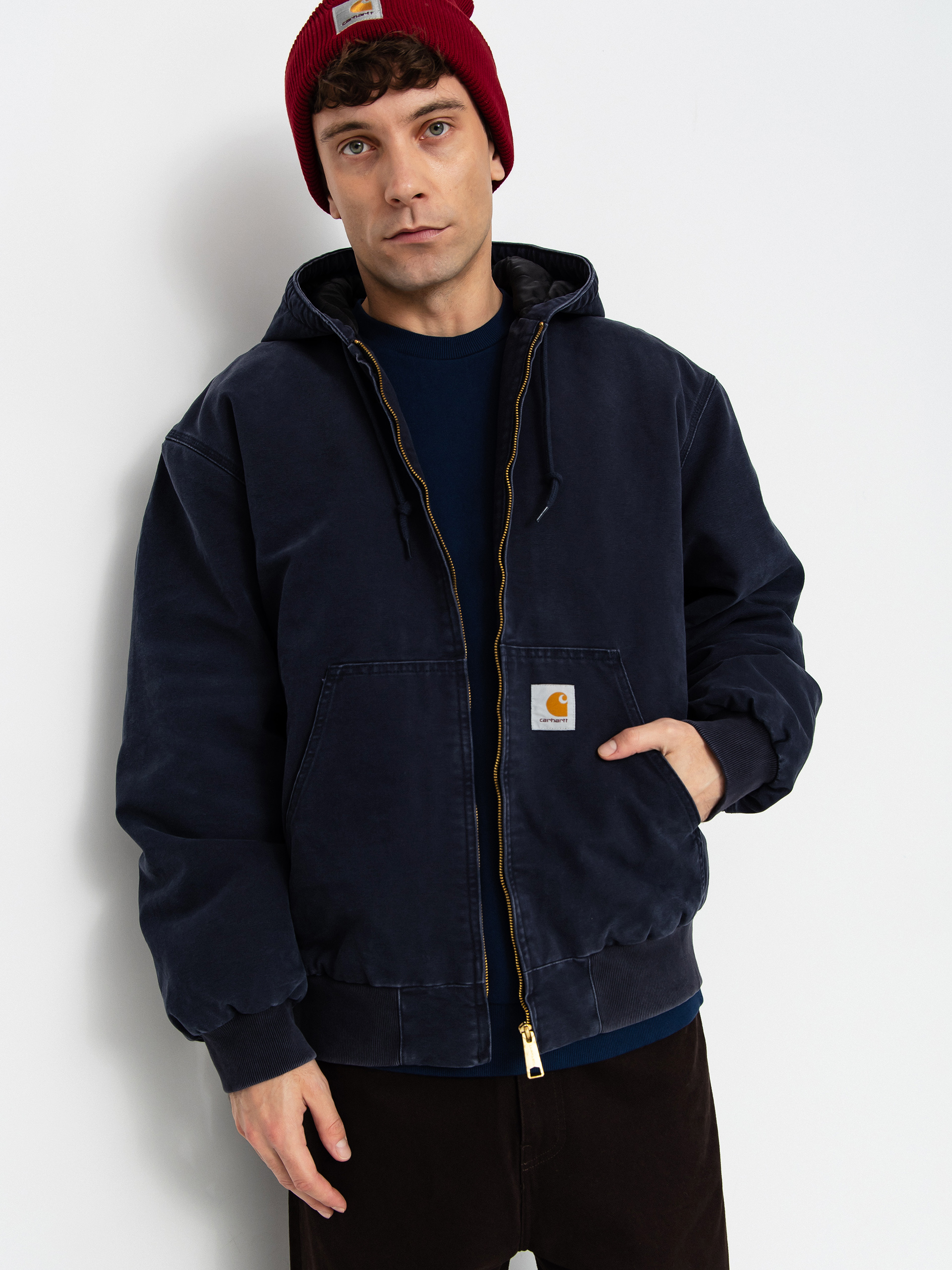 Carhartt WIP Jacke OG Active (dark navy/stone canvas)