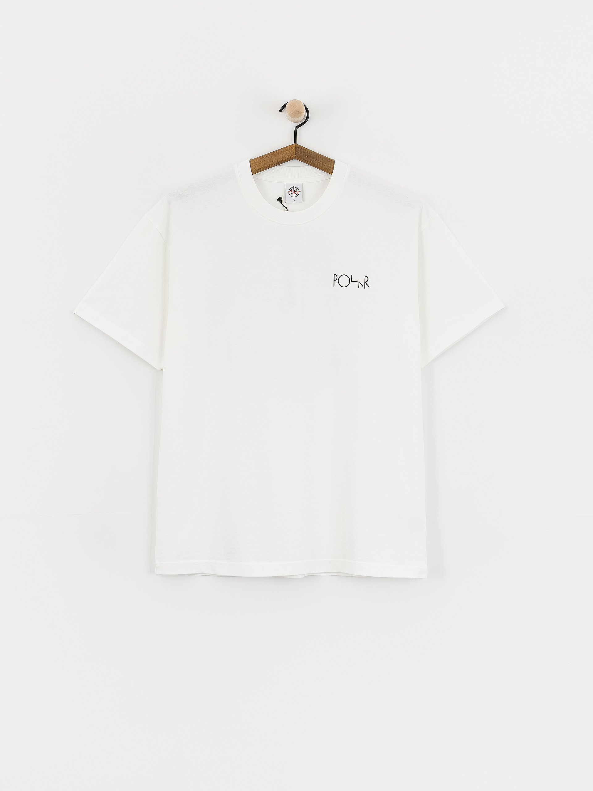 Polar Skate Fill Logo Happy Sad T-Shirt (white)