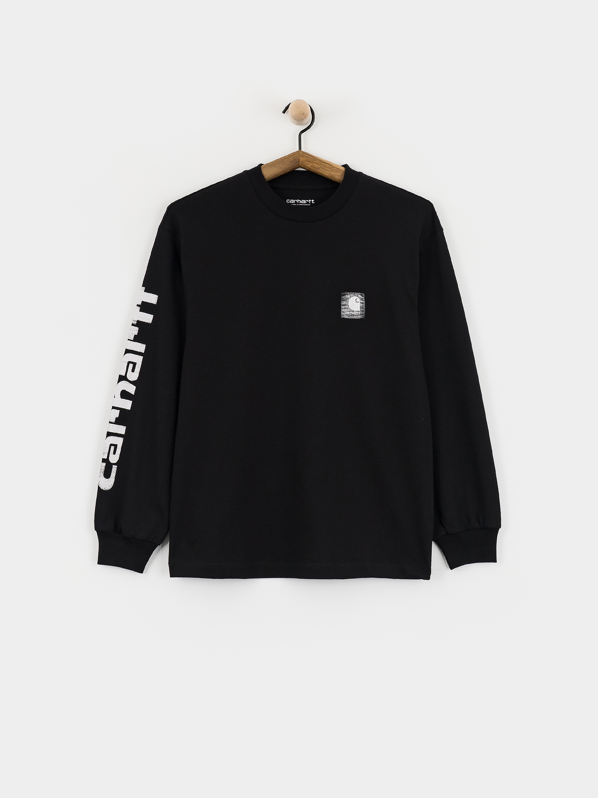 トップス archive comme ca ism grunge long sleeve Carhartt WIP Longsleeve Archive Script Wmn - black (black)