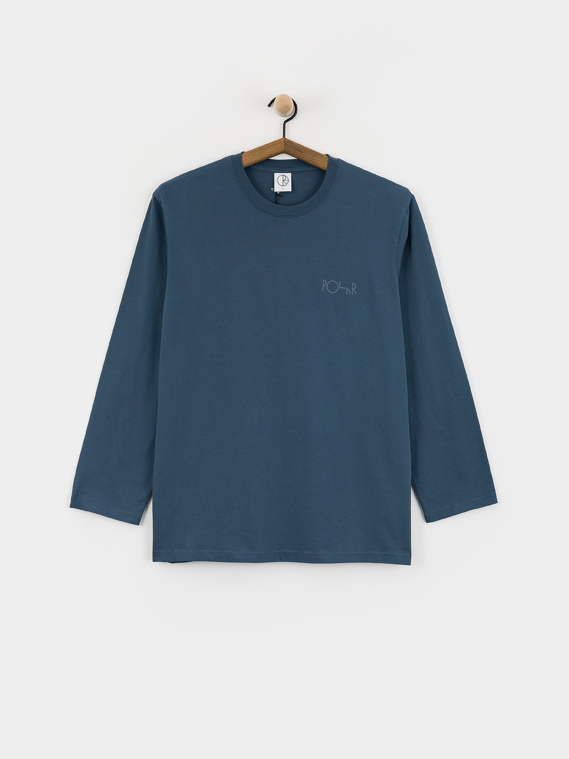 Polar Skate Longsleeve Steve Stroke Logo (space blue)