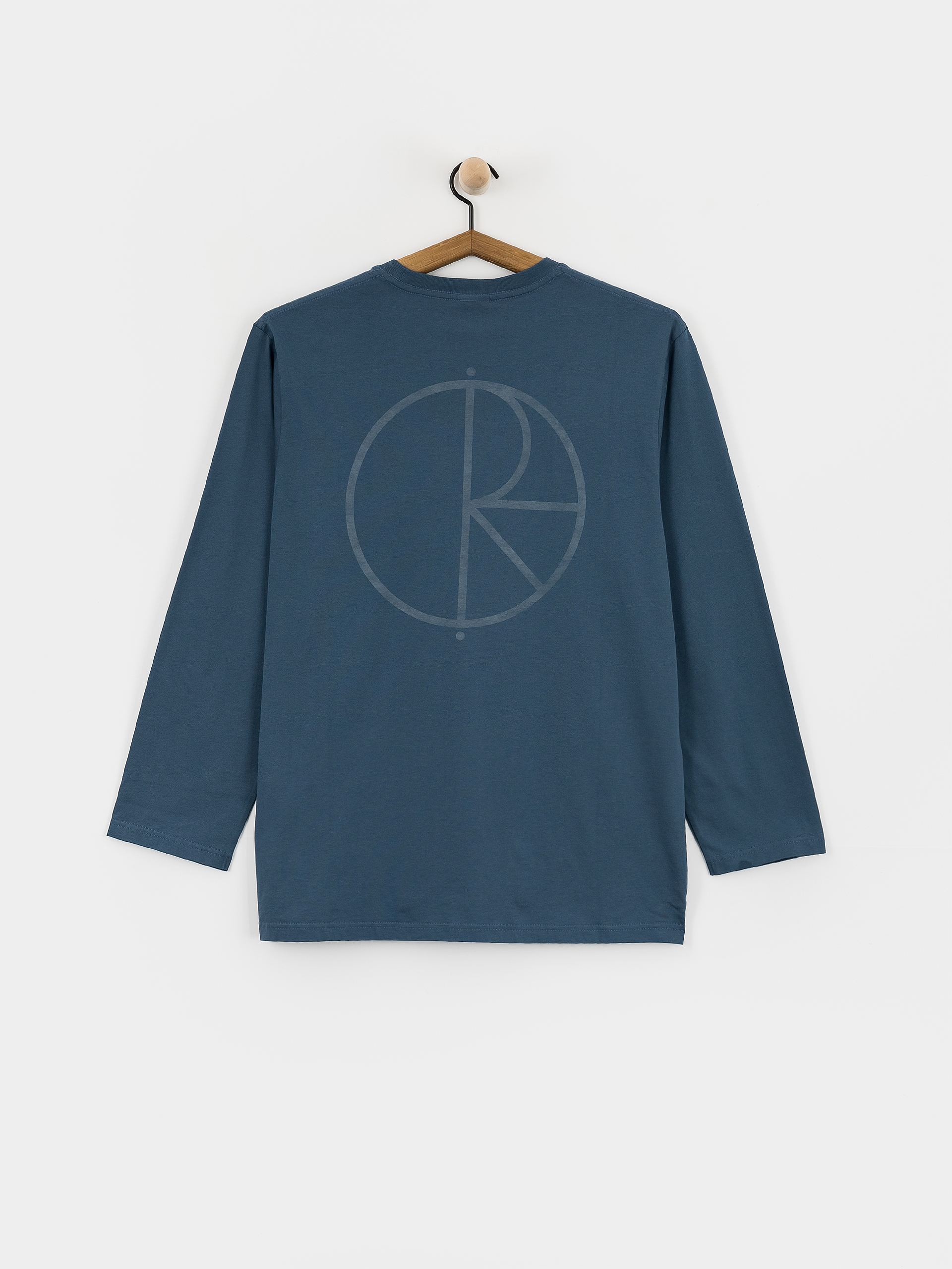 Polar Skate Longsleeve Steve Stroke Logo (space blue)