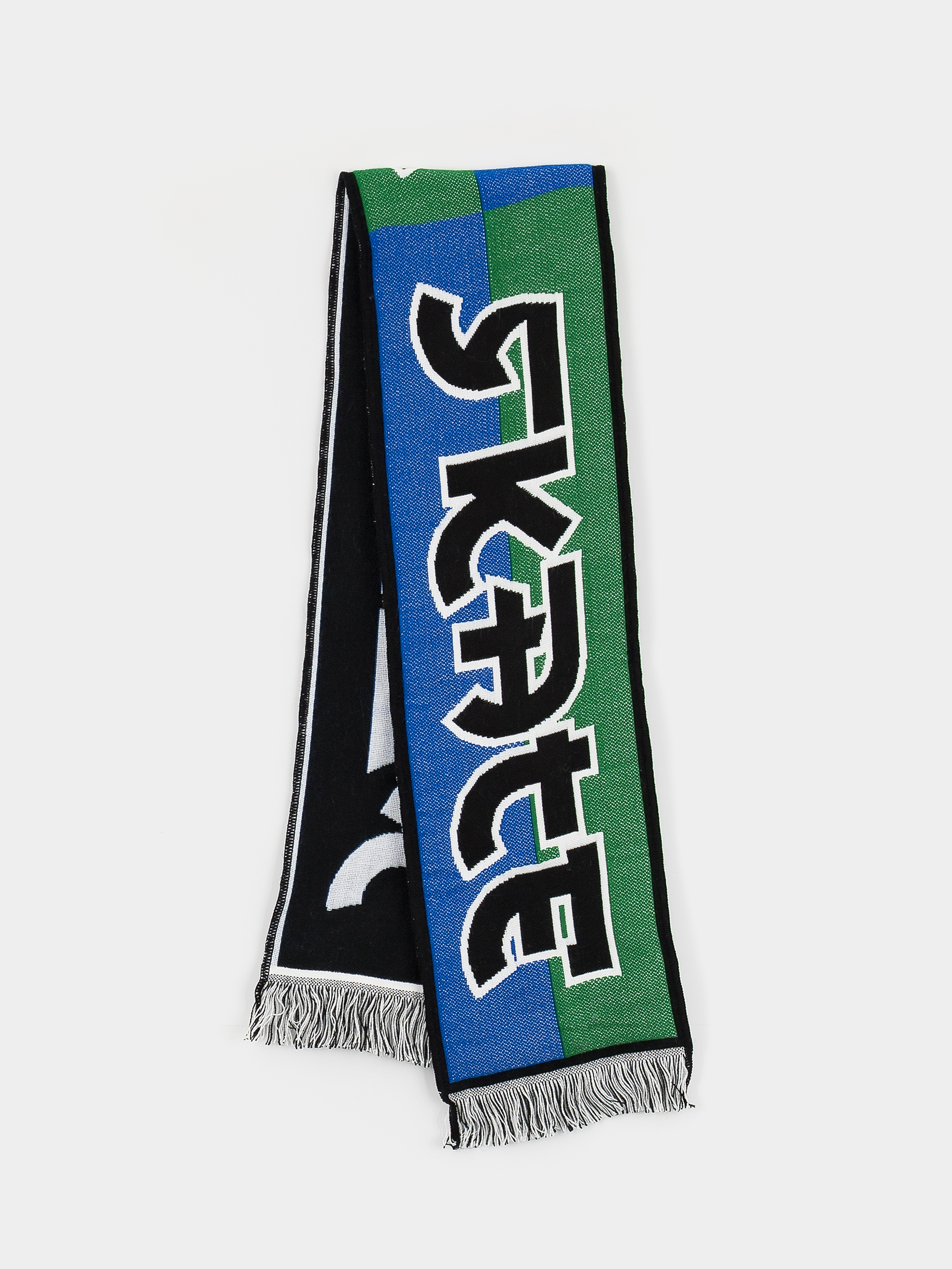Polar Skate Scarf Football Squares (blue/green)