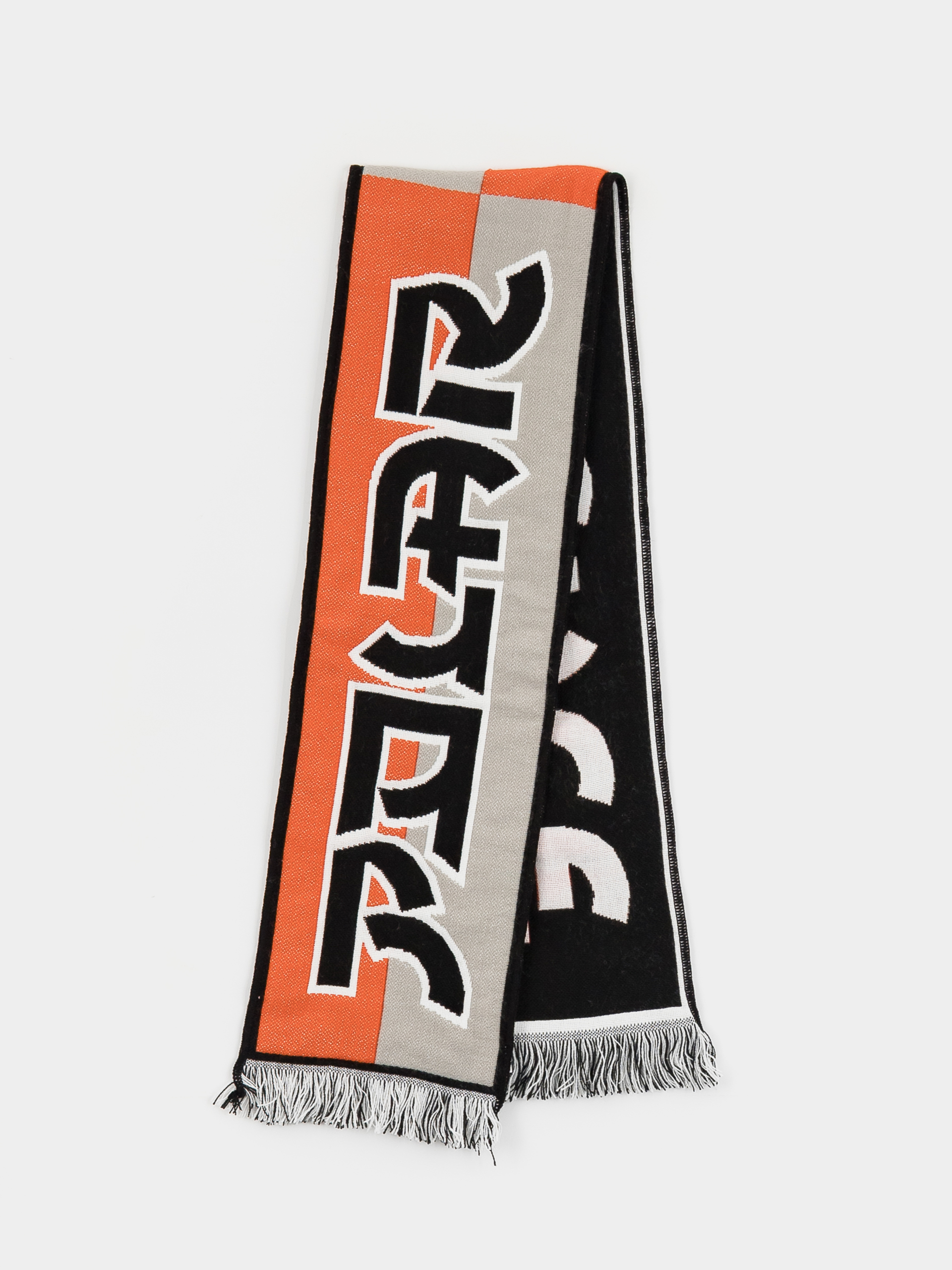 Polar Skate Schal Football Squares (orange/grey)