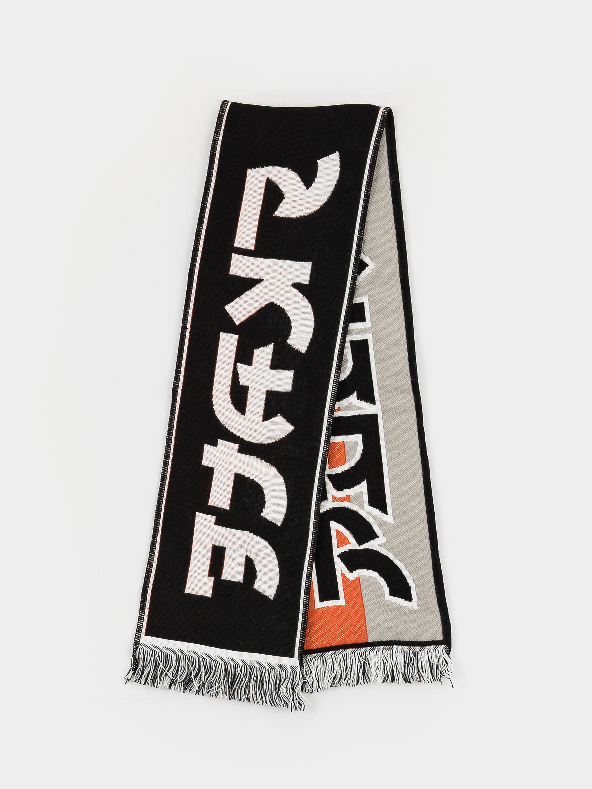 Polar Skate Scarf Football Squares (orange/grey)