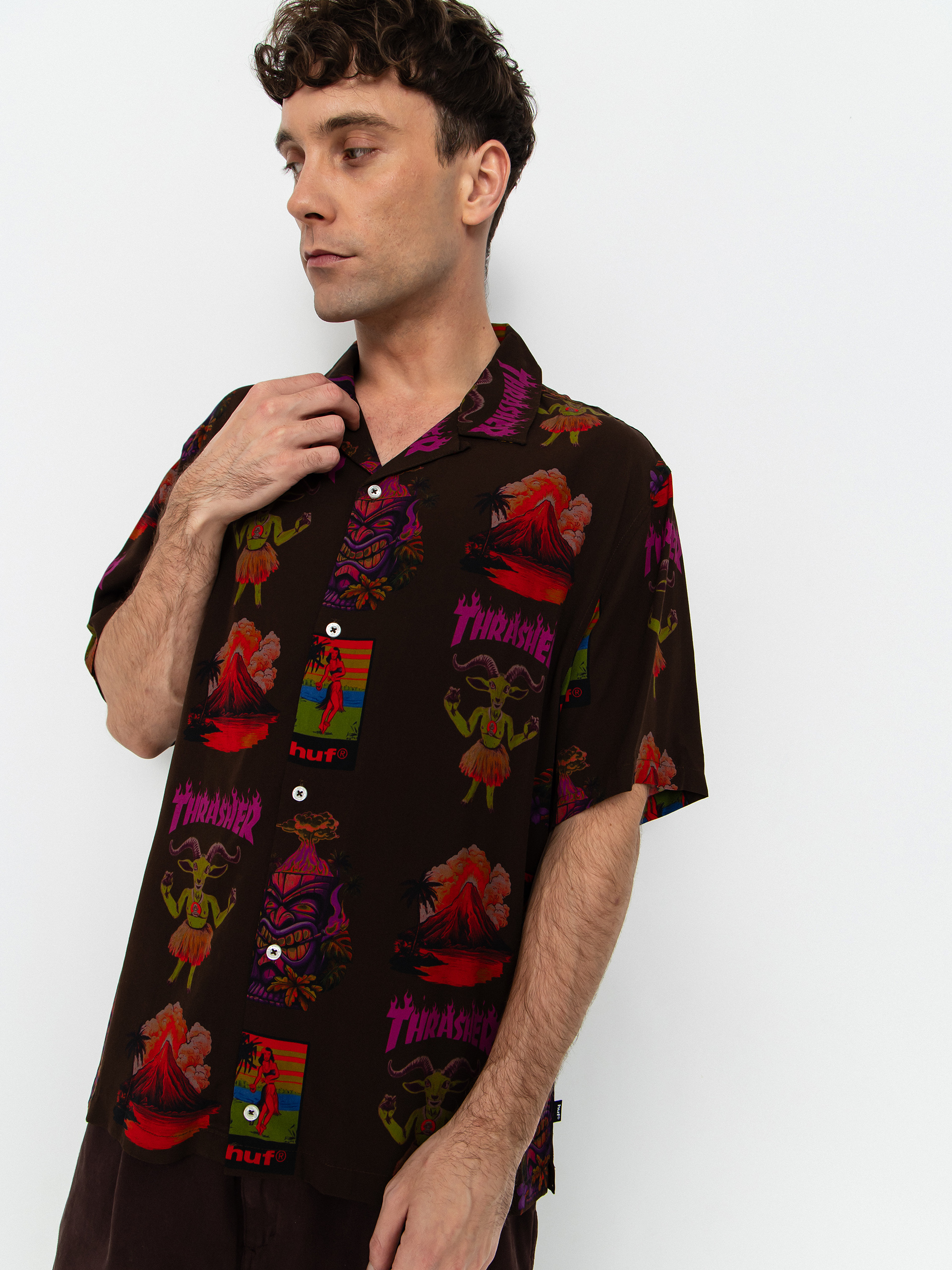 HUF Hemd X Thrasher Hawaiian (multi)