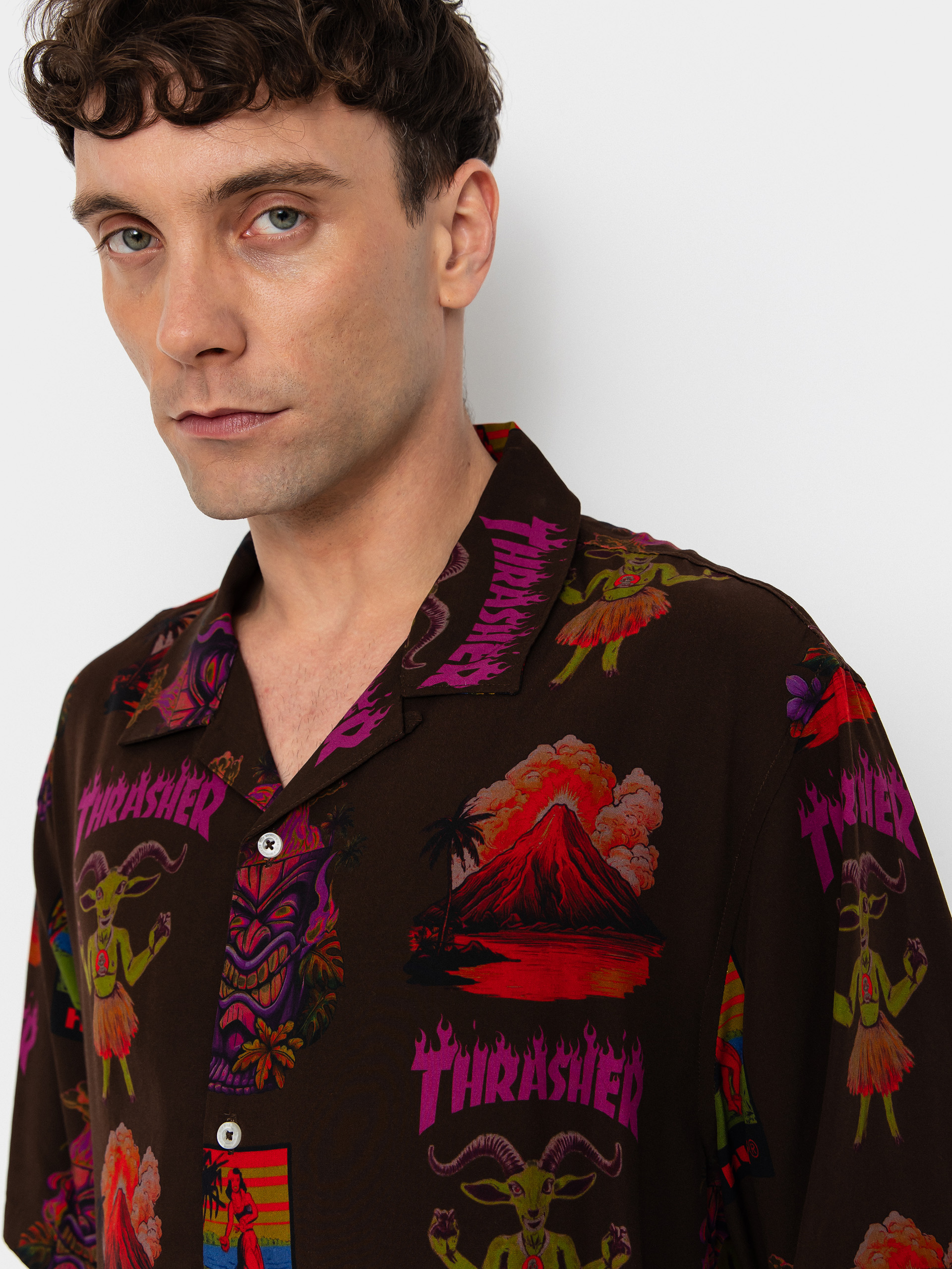 HUF Shirt X Thrasher Hawaiian (multi)