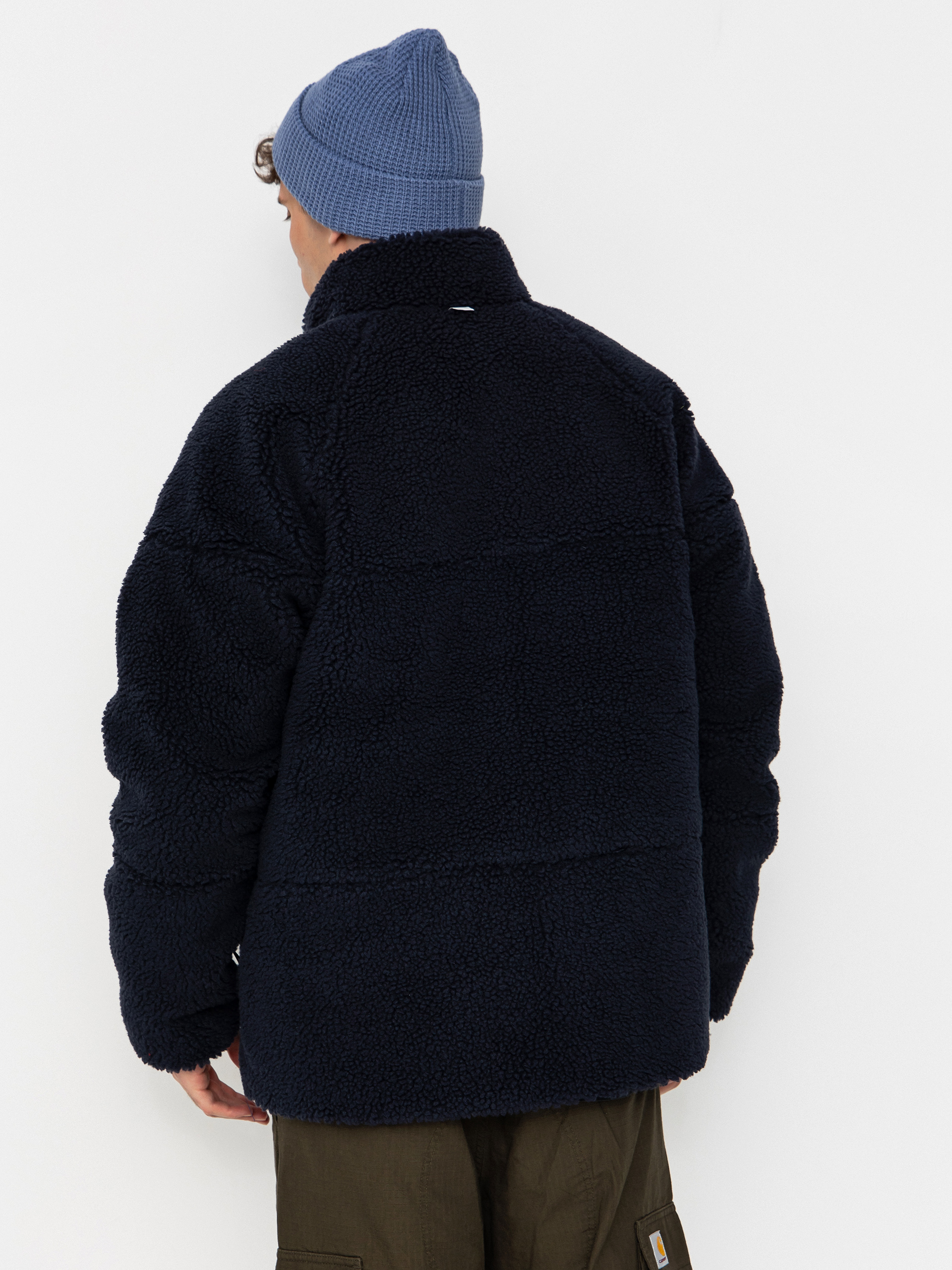 Patagonia Reversible Silent Down Jacket (smolder blue)