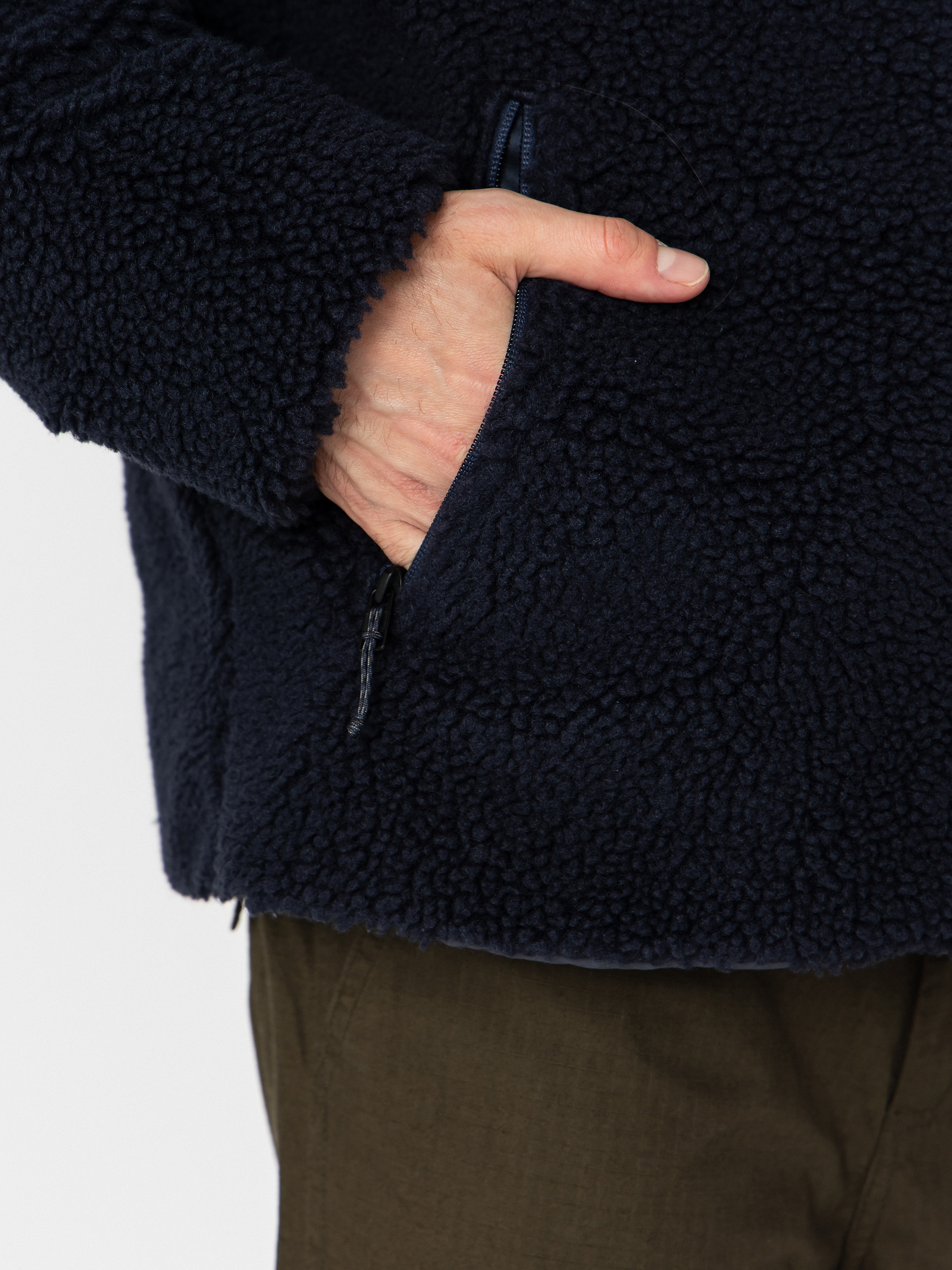 Patagonia Reversible Silent Down Jacket (smolder blue)