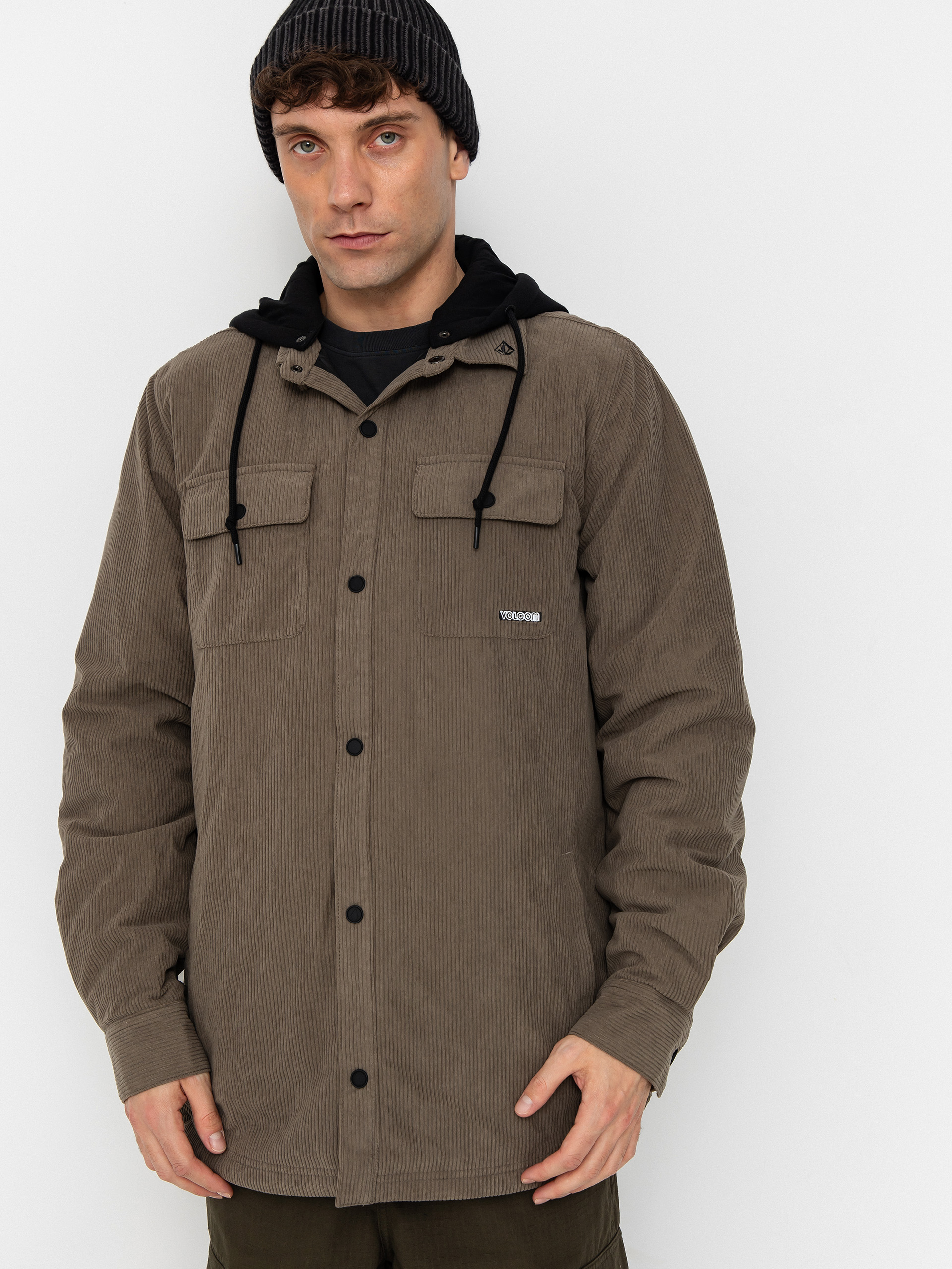 Volcom Kenson Ins Flannel Jacke (military)