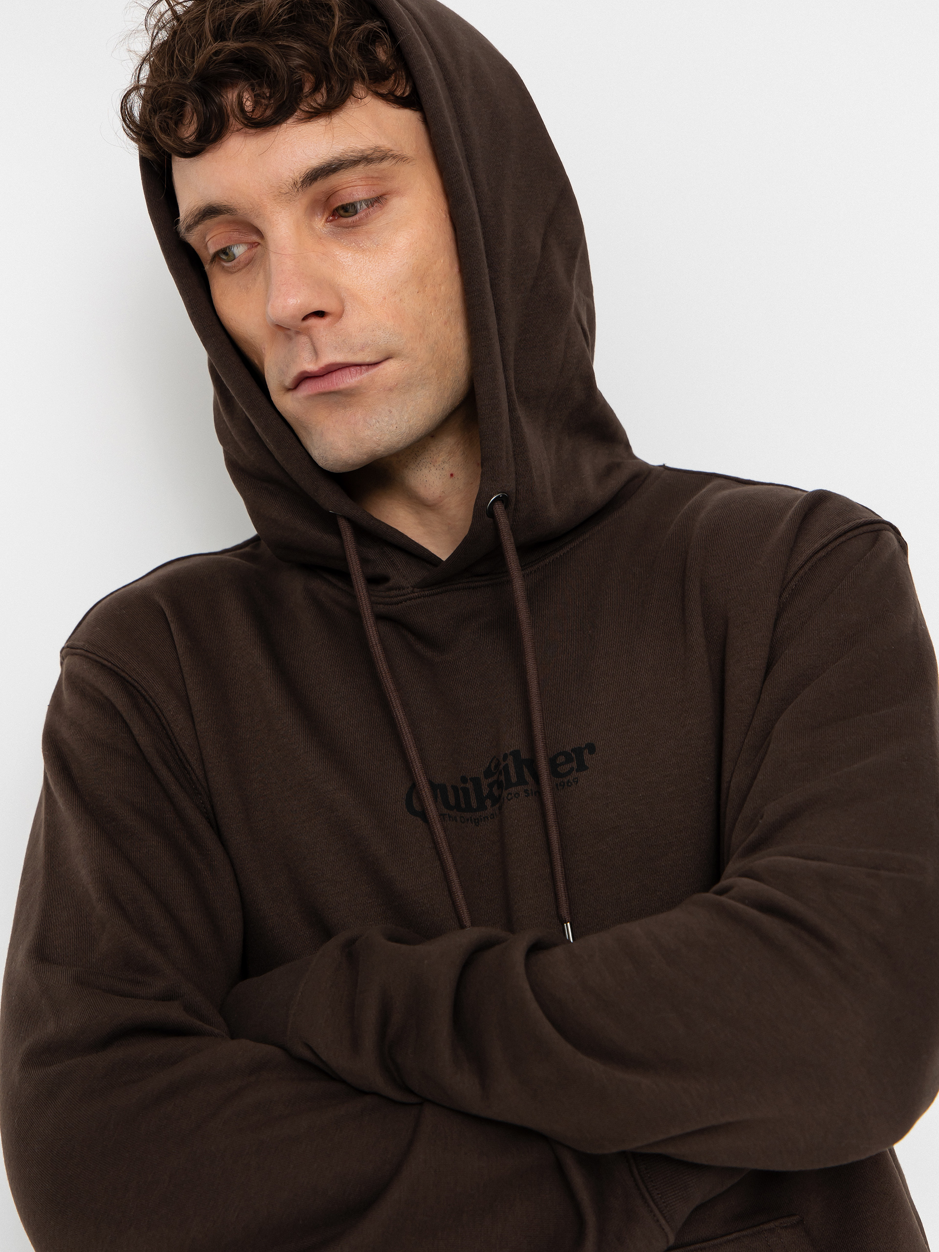 Quiksilver Fineline HD Hoodie (chocolate brown)