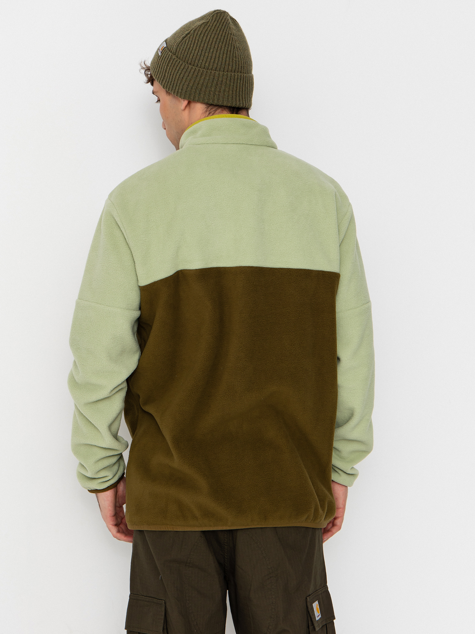 Herren Picture Arcca 1/4 Zip Fleece Jacke (tobacco)