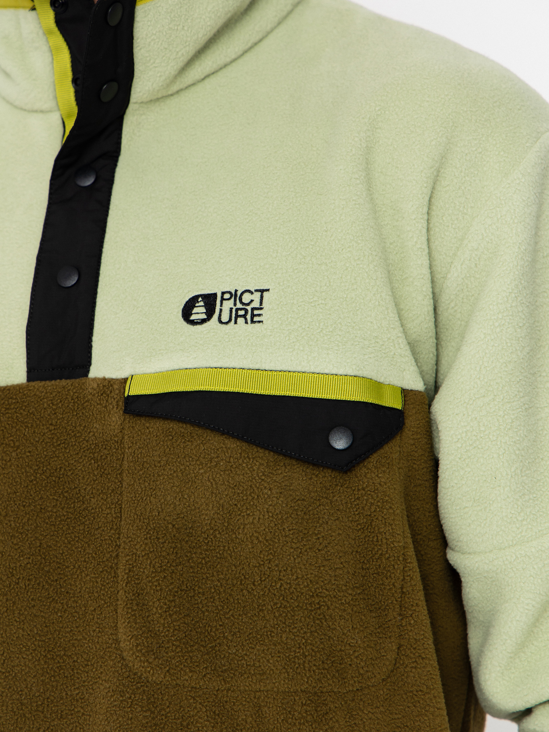 Mens Picture Arcca 1/4 Zip Fleece  (tobacco)