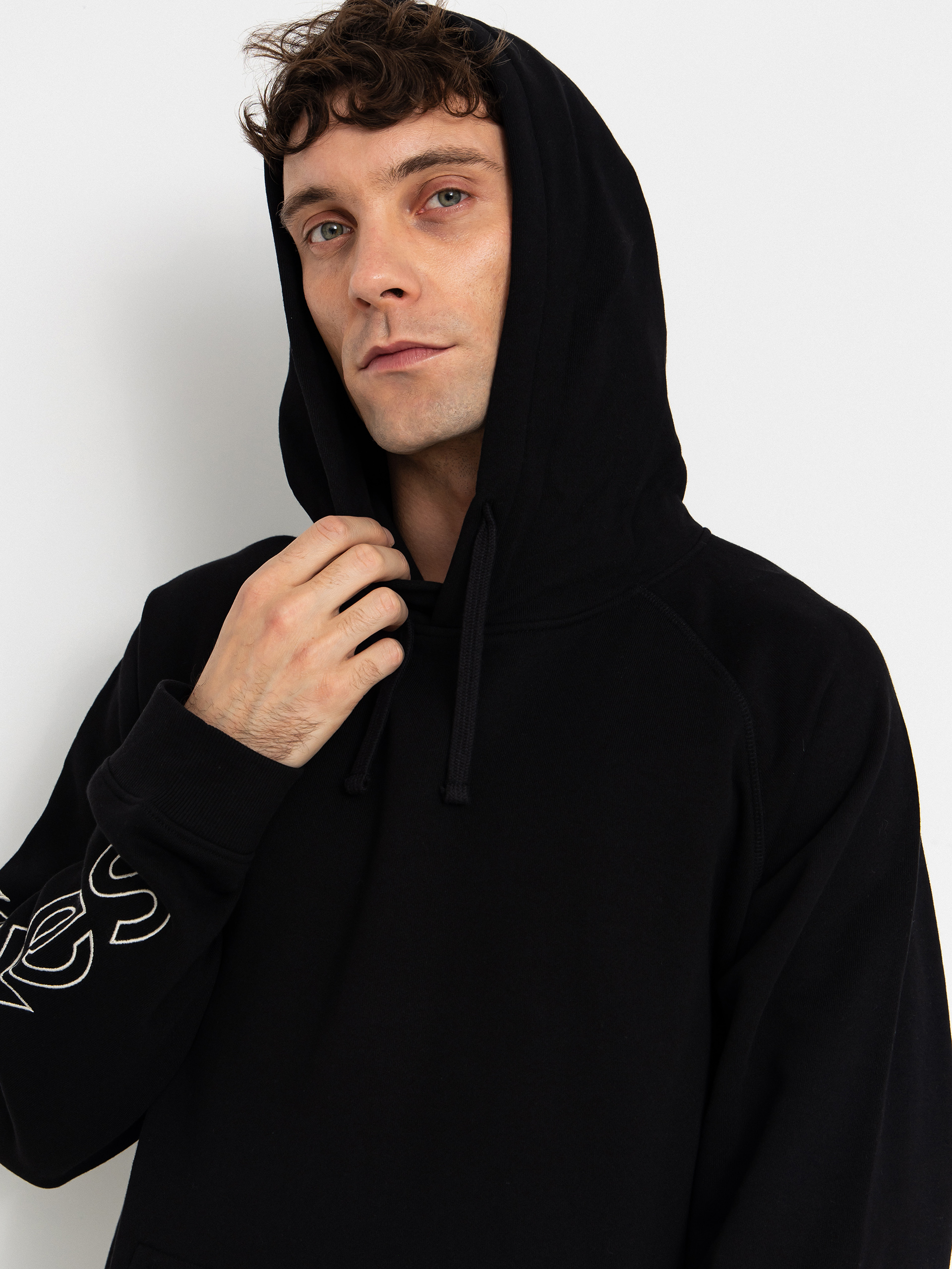 Jones Snowboards Truckee Org Cot Hoodie (stealth black)