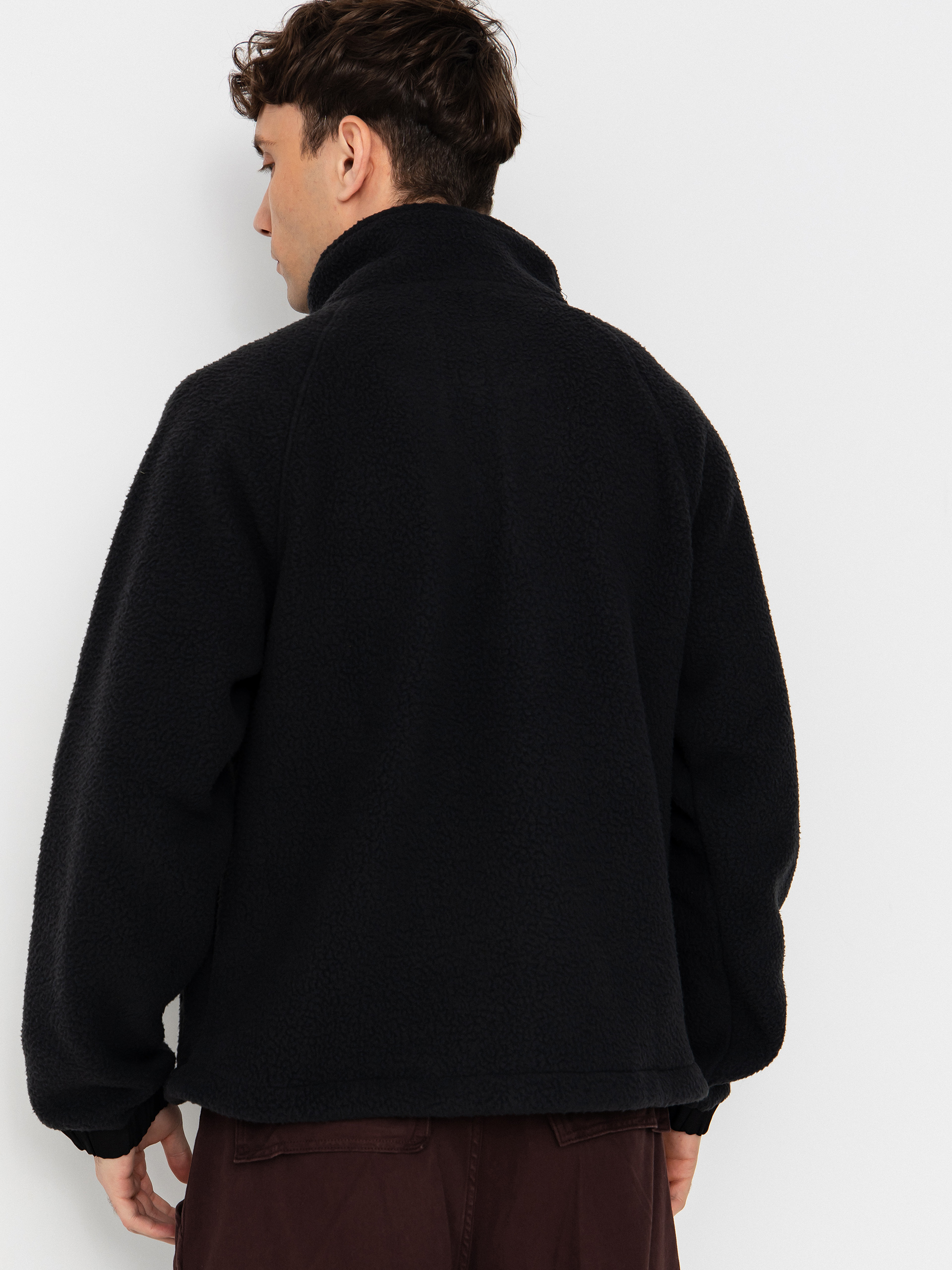 Jones Snowboards Campfire Rec Sherpa Sweatshirt (stealth black)