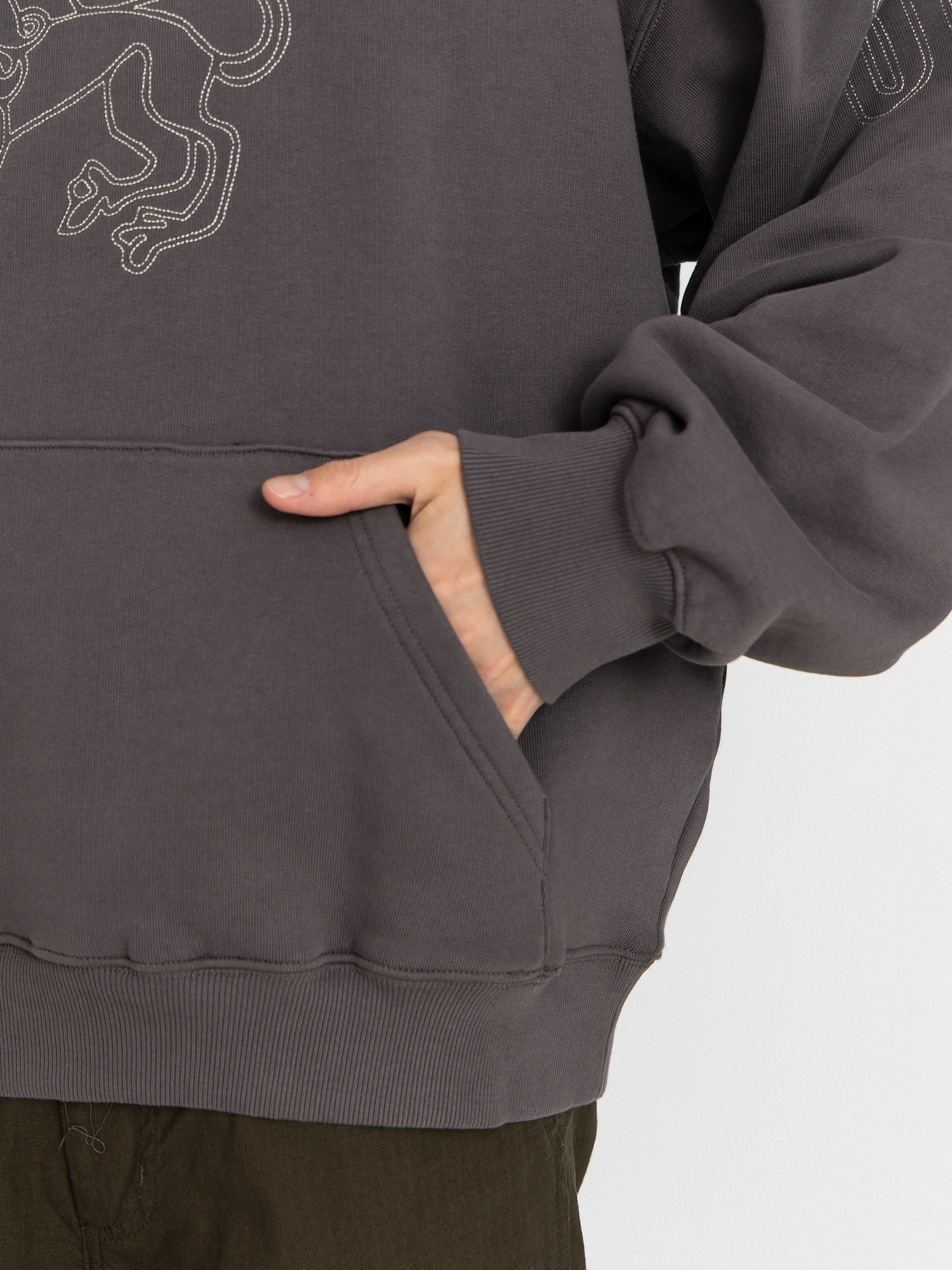 Carhartt WIP Hackwork HD Hoodie (porphyry/fleur de sel)