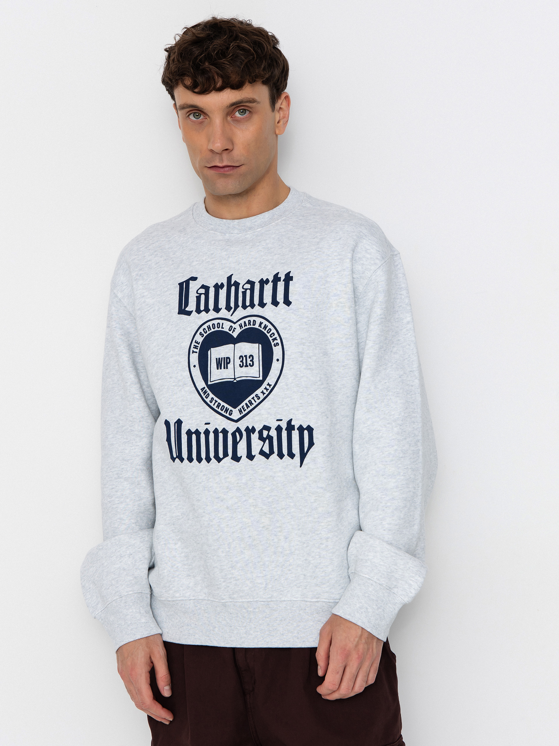 Carhartt WIP Sweatshirt Schooling (ash heather)