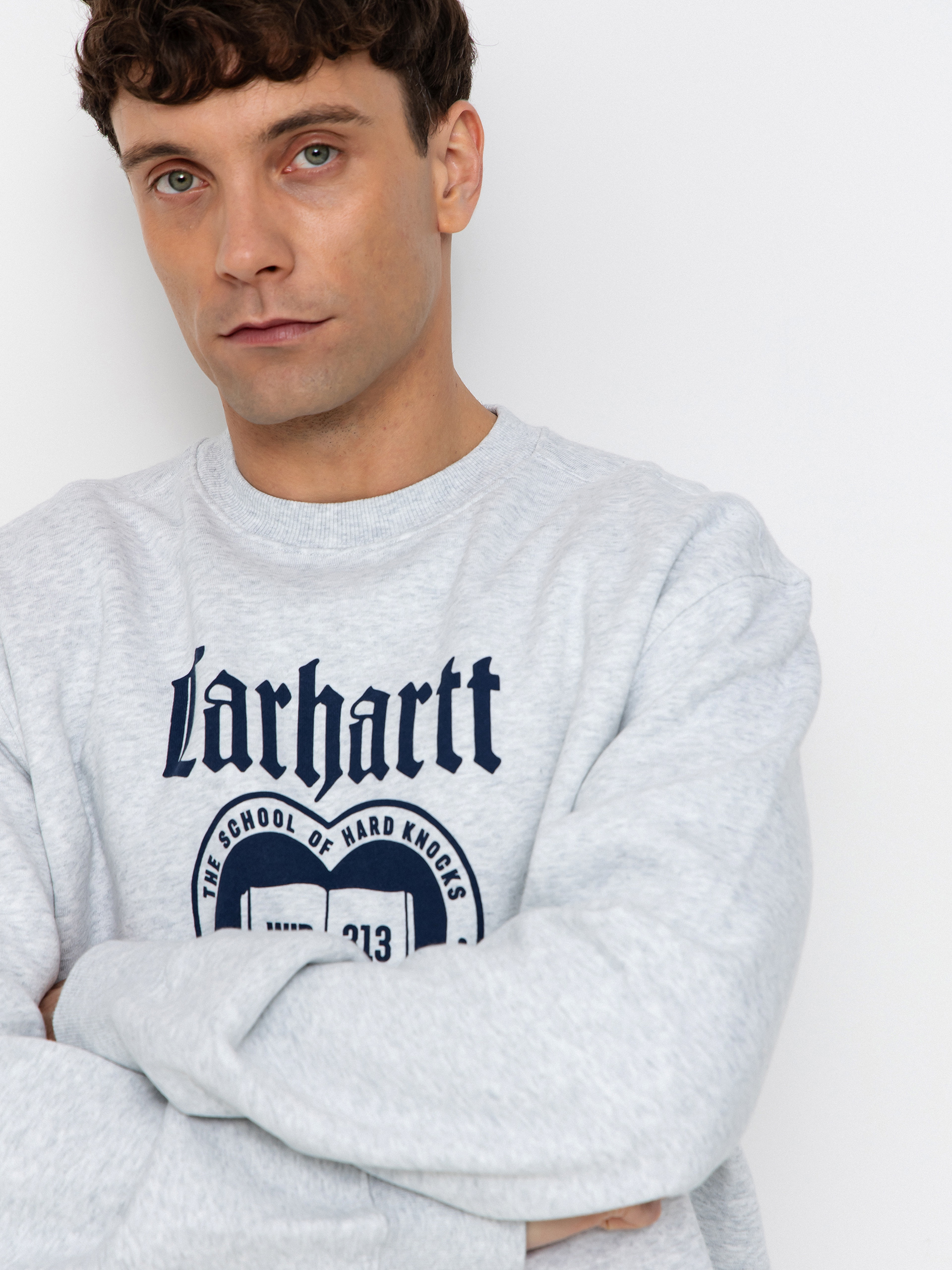 Carhartt WIP Sweatshirt Schooling (ash heather)