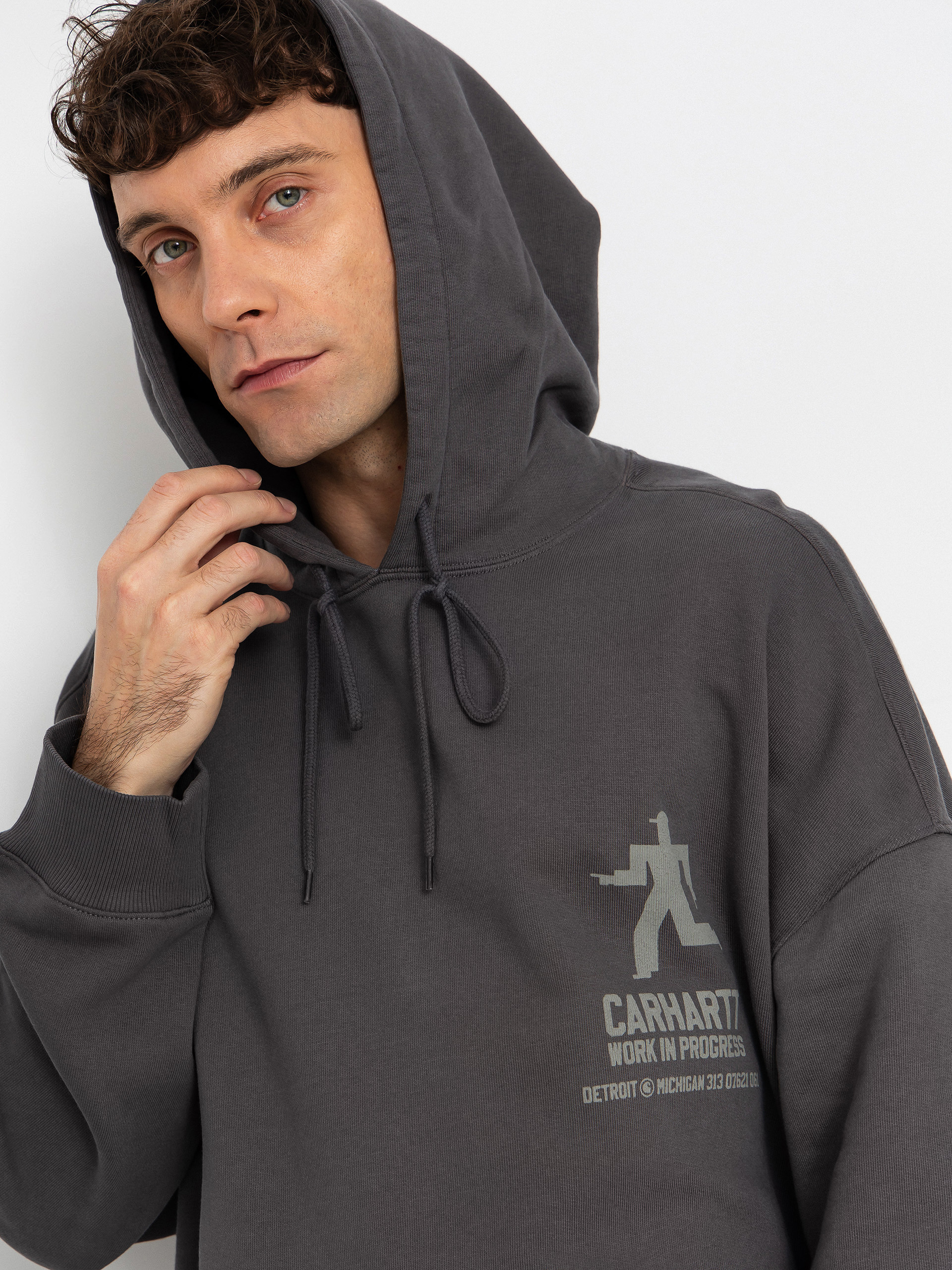 Carhartt WIP Hoodie Distance HD (graphite/stone dyed)