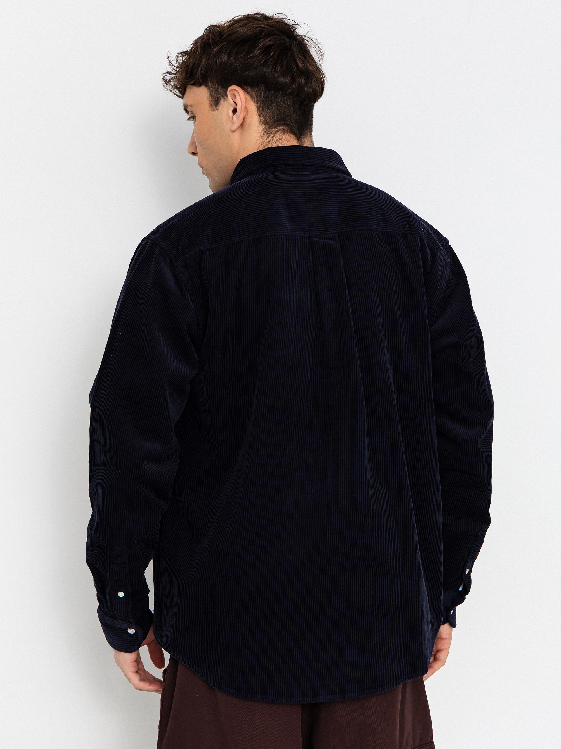 Carhartt WIP Hemd Madison Cord (dark navy/dark navy)