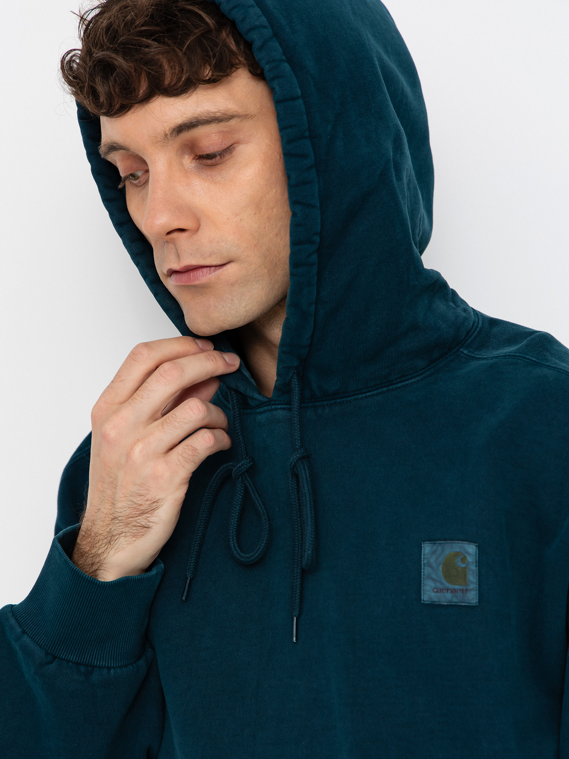 Carhartt WIP Hoodie Vista HD (deep lagoon/garment dyed)