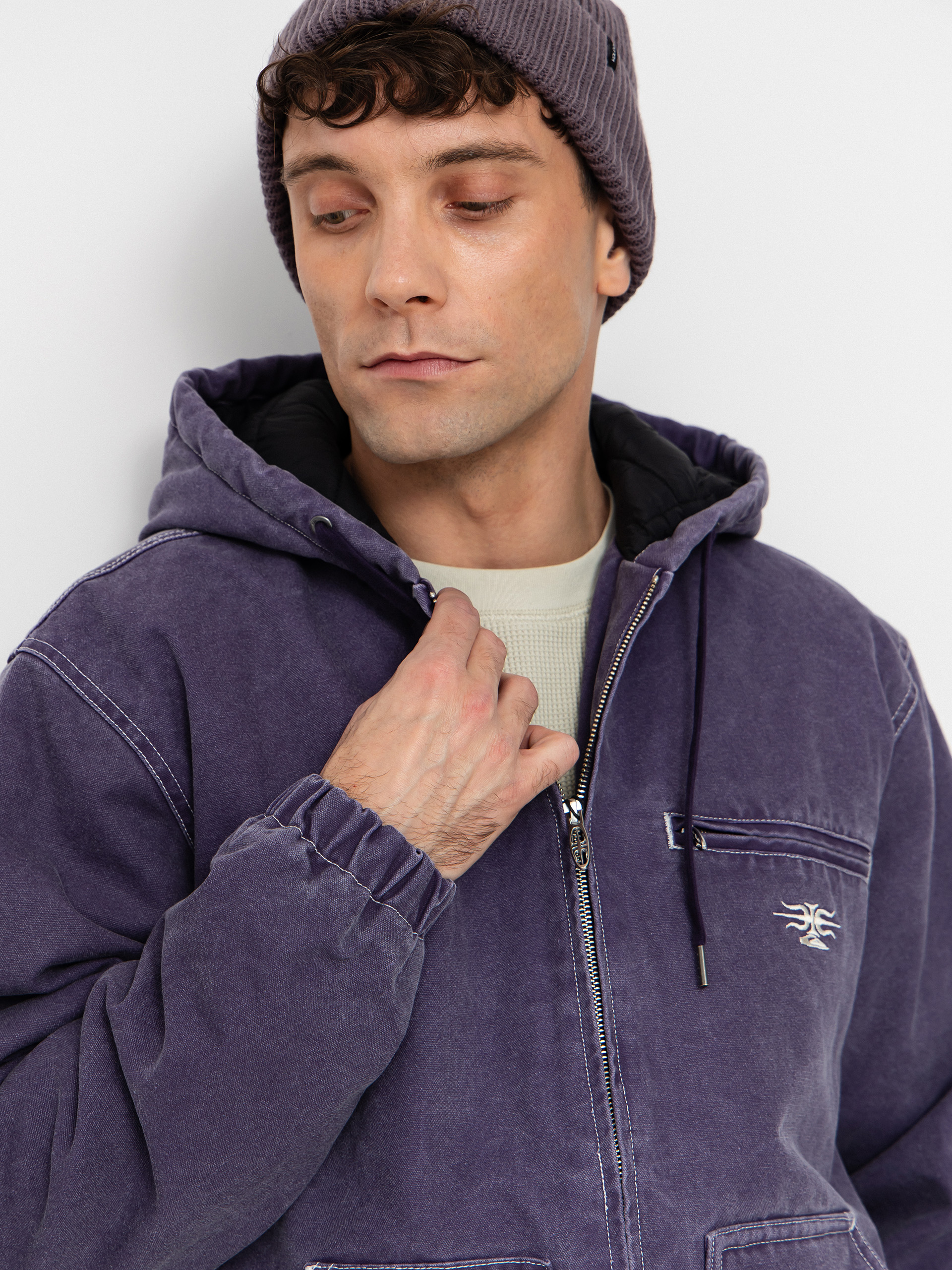 Quiksilver Jacket Straight Out Mercury (purple velvet)