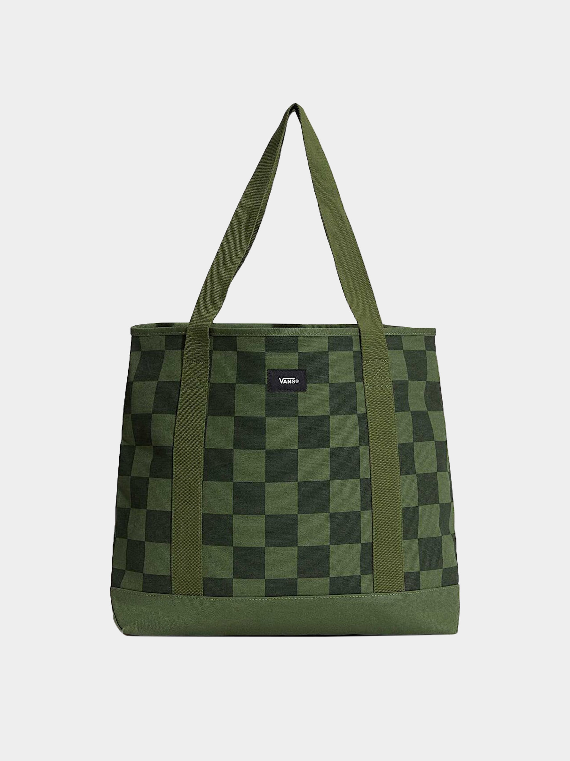 Vans Tell All Zip Tote Handbag Wmn - black (checkerboard)